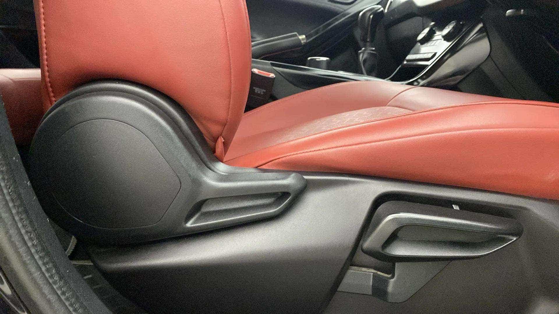 Front seat close-up of a Tata Nexon 2017-2023
