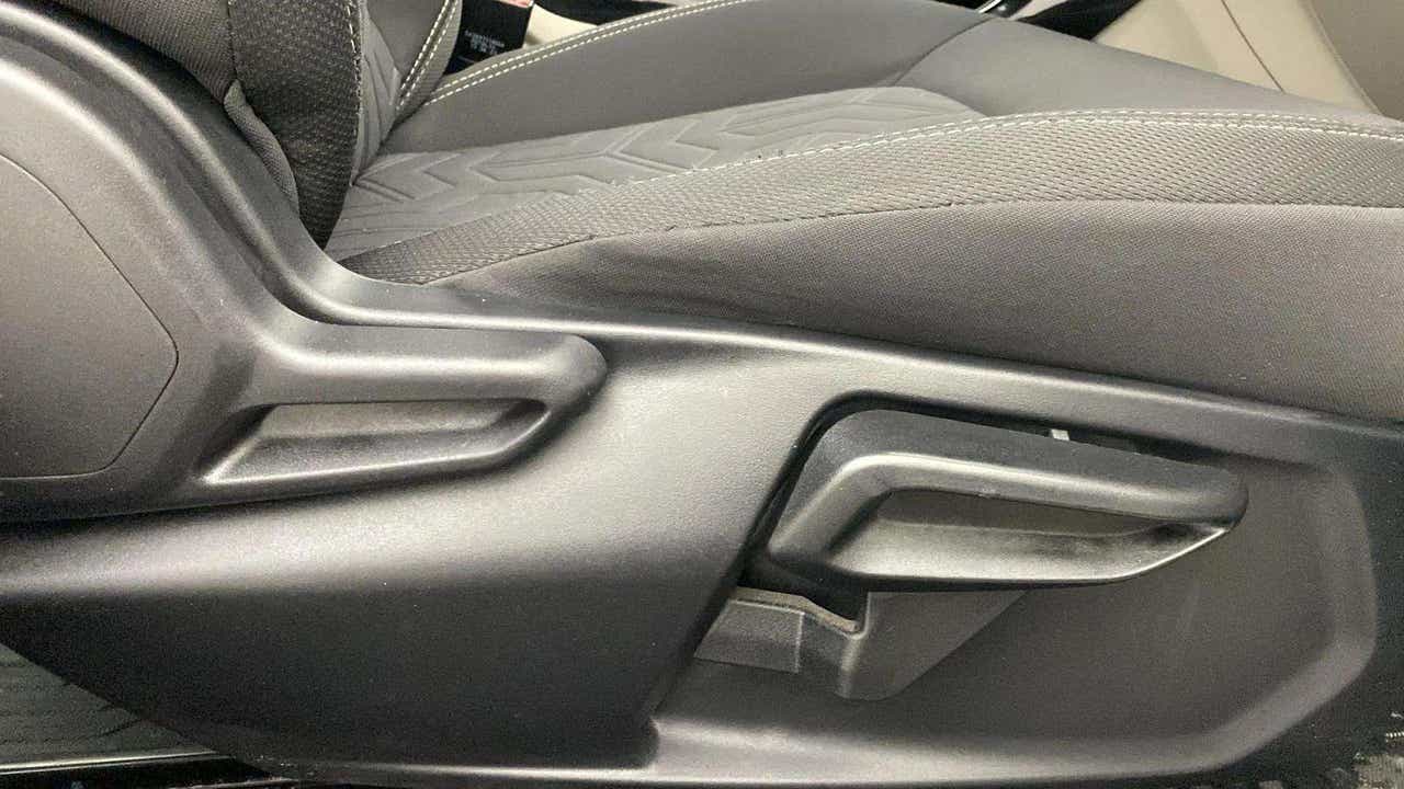 Side view of the front seat adjuster of a Tata Nexon 2017-2023