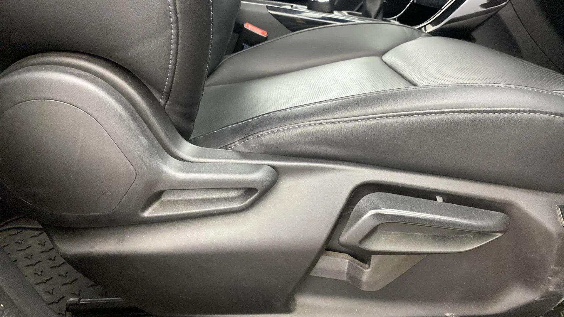Front seat adjustment lever of a Tata Nexon 2017-2023