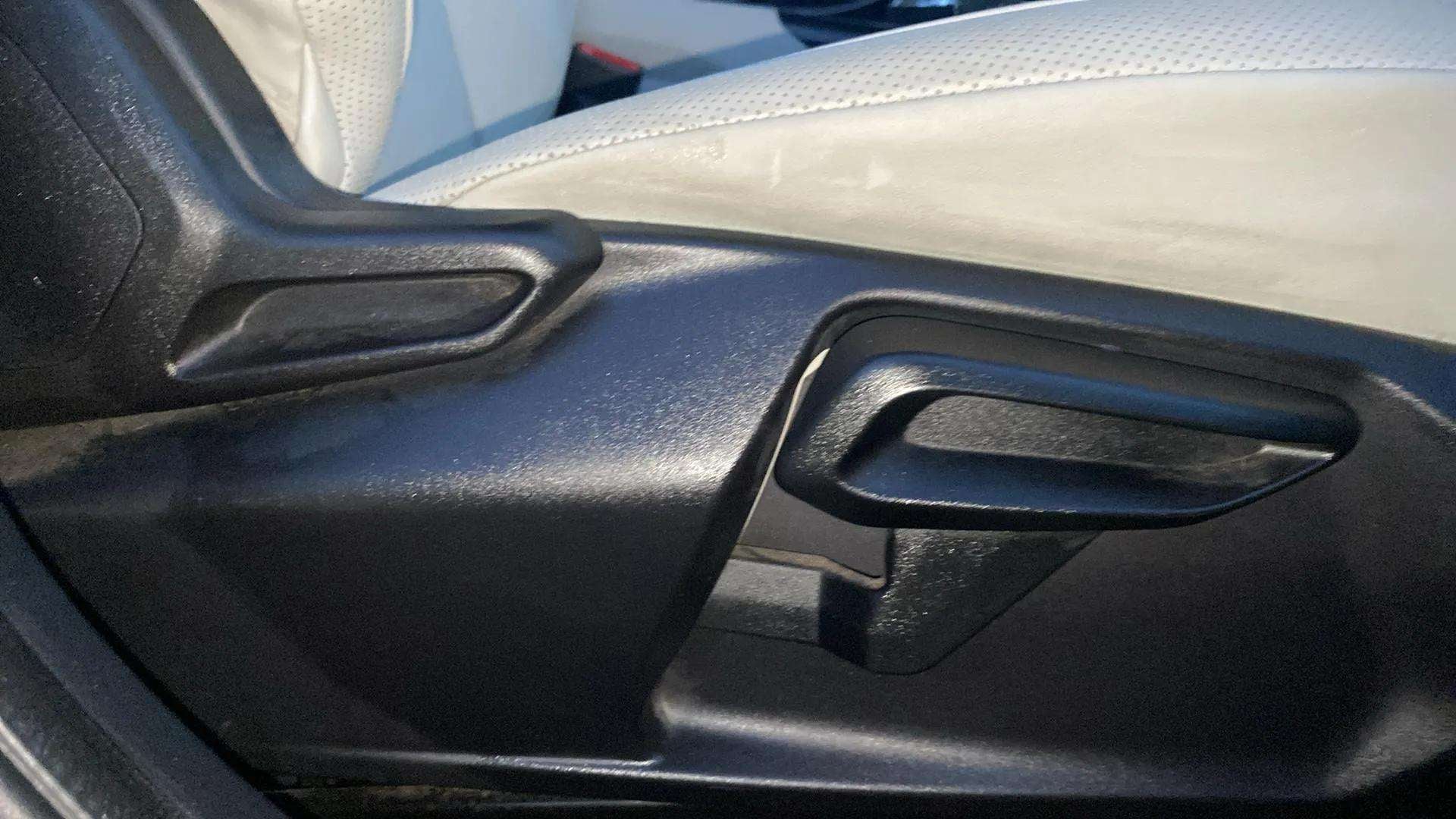 Seat adjuster close-up of a Tata Nexon 2017-2023