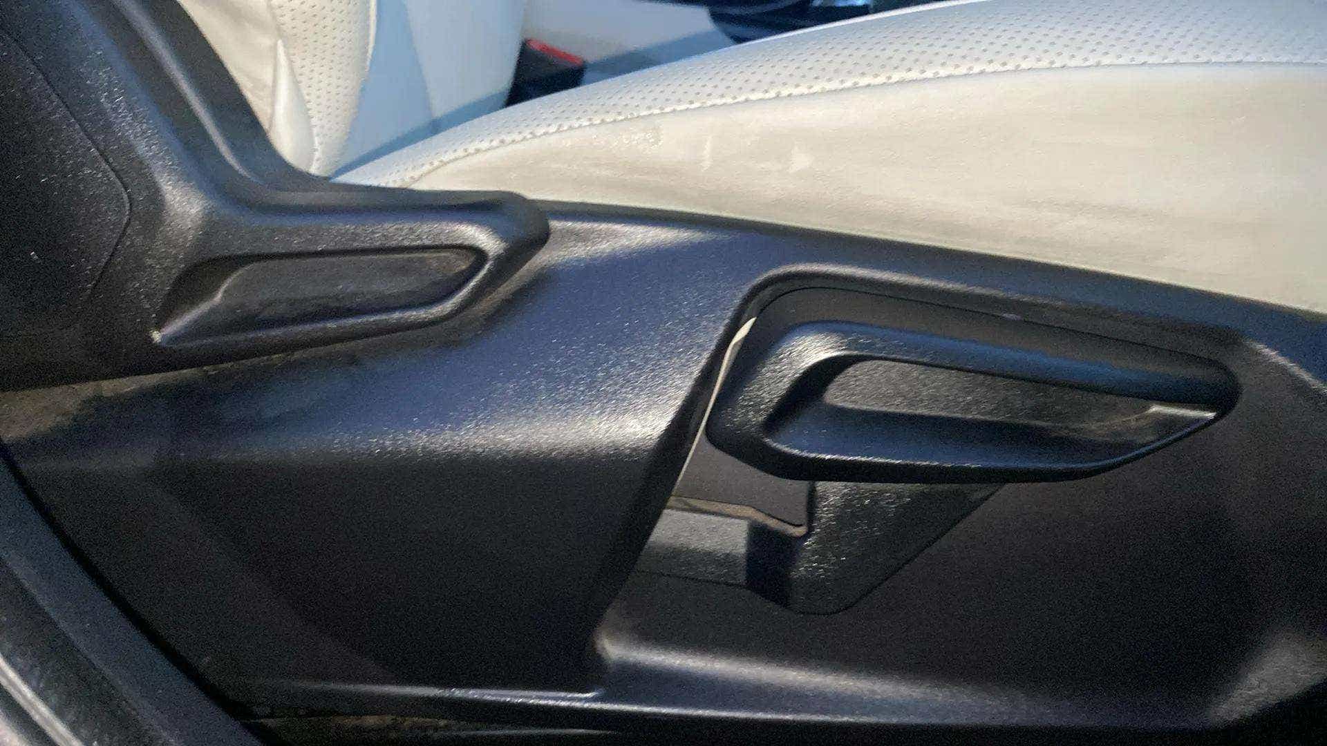 Seat adjuster close-up of a Tata Nexon 2017-2023