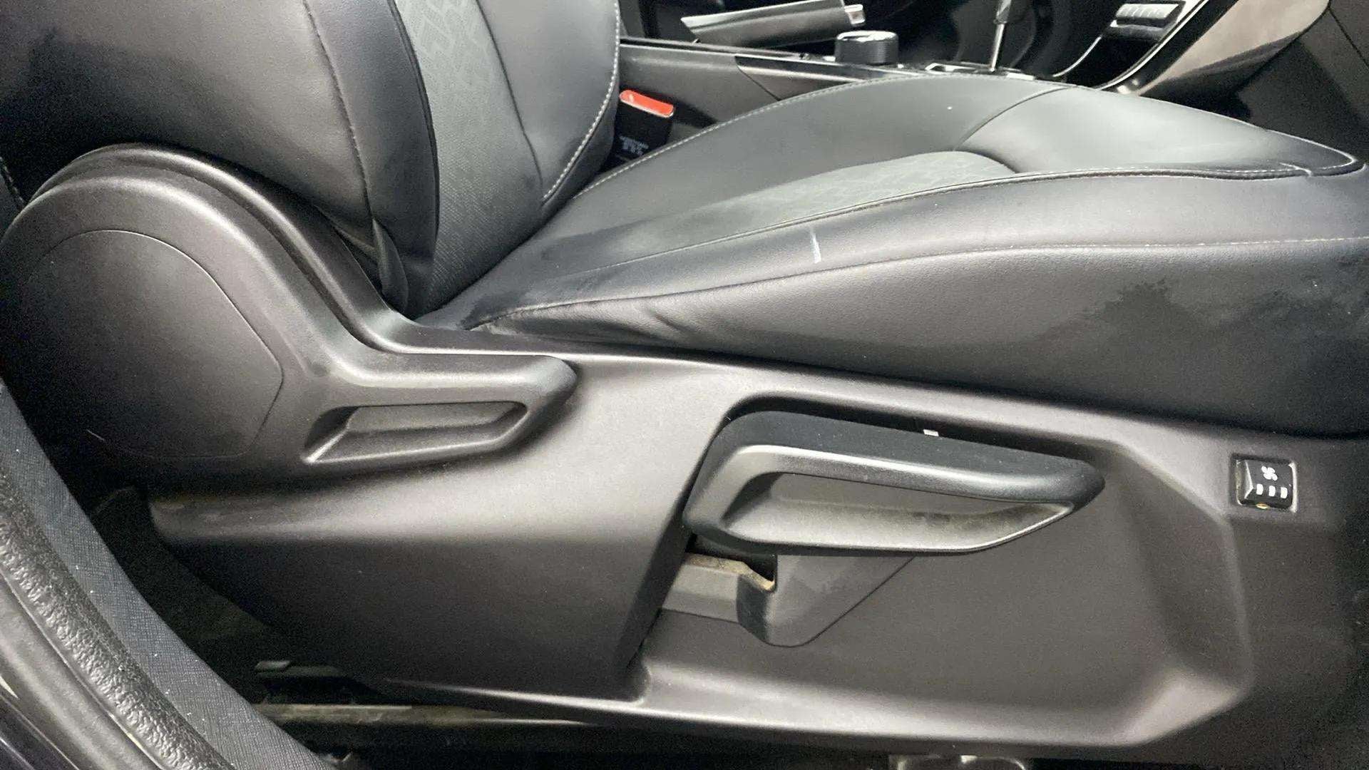 Driver seat adjustment controls of a Tata Nexon 2017-2023