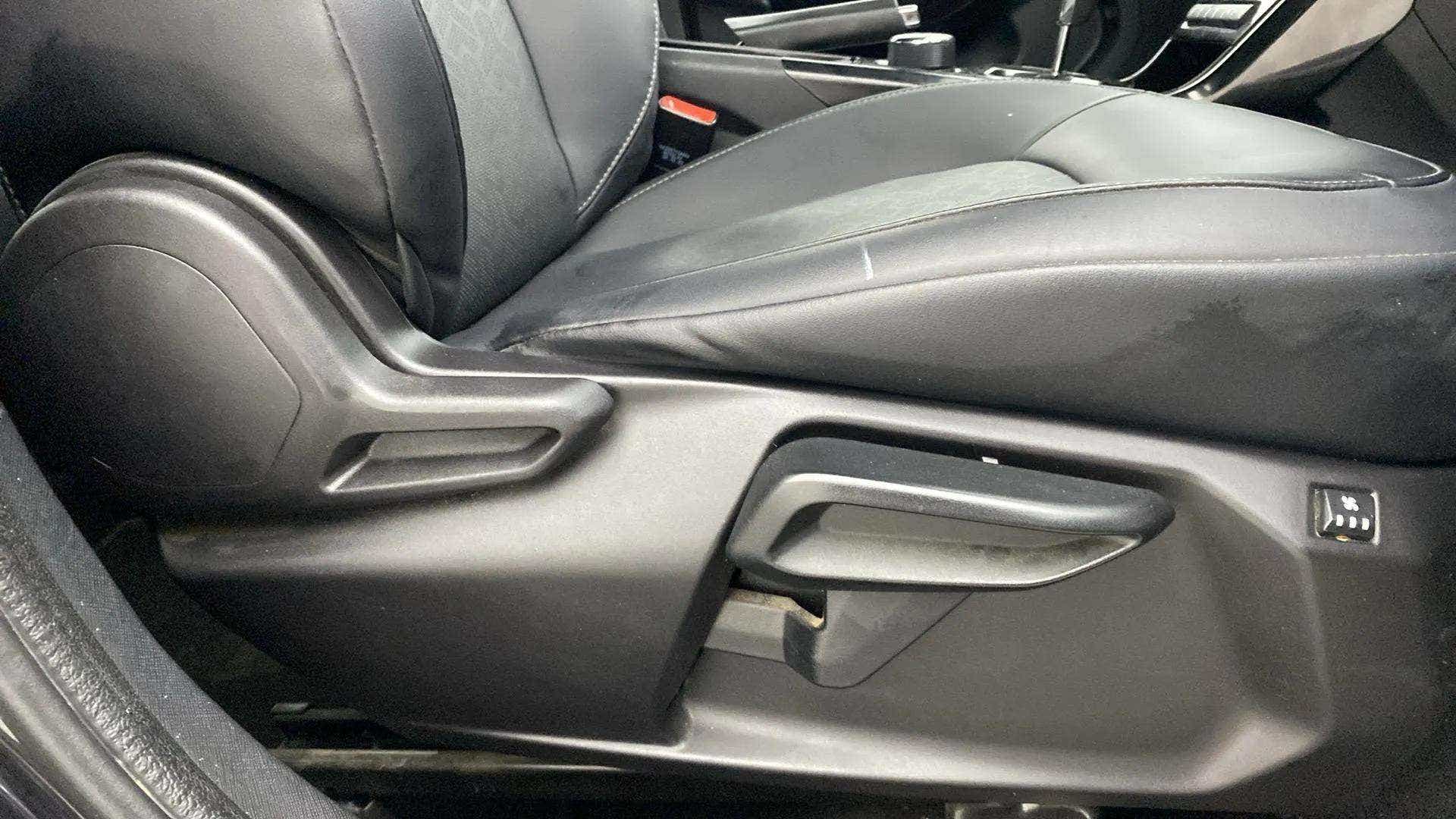 Driver seat adjustment controls of a Tata Nexon 2017-2023