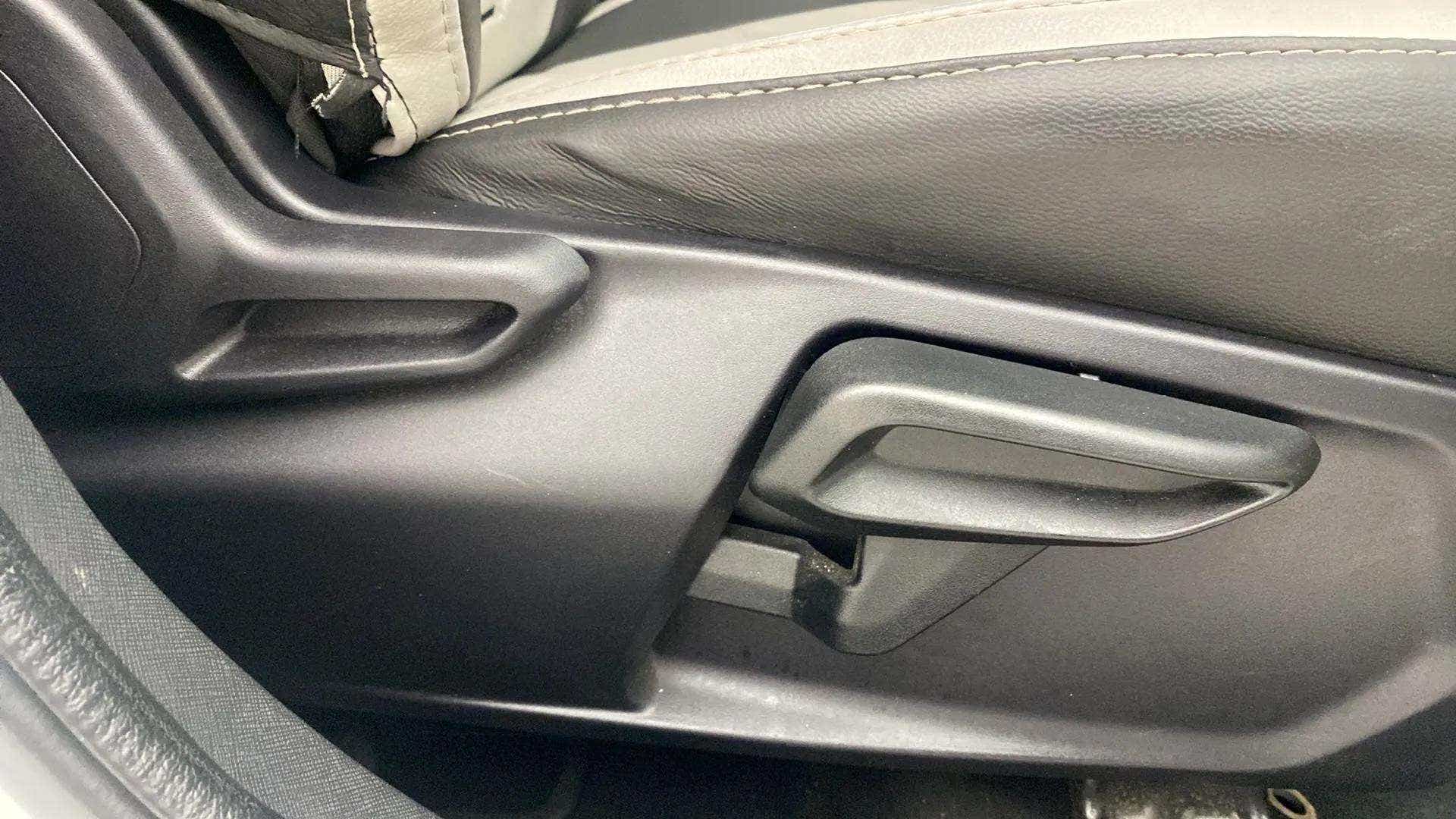 Seat adjuster close-up of a Tata Nexon 2017-2023