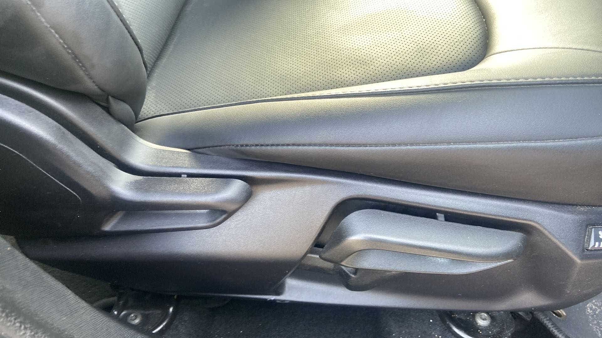 Side close-up of a Tata Nexon 2017-2023 front seat