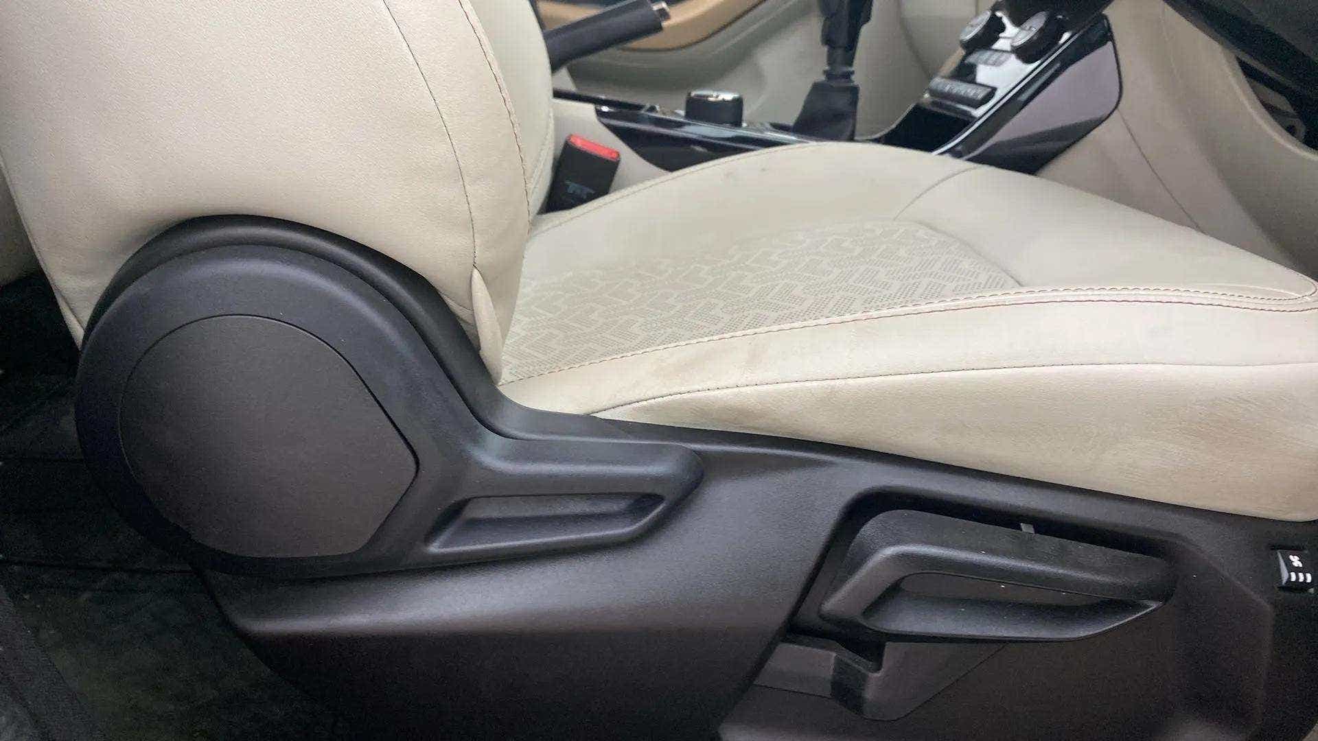 Front seat adjustment controls of a Tata Nexon 2017-2023
