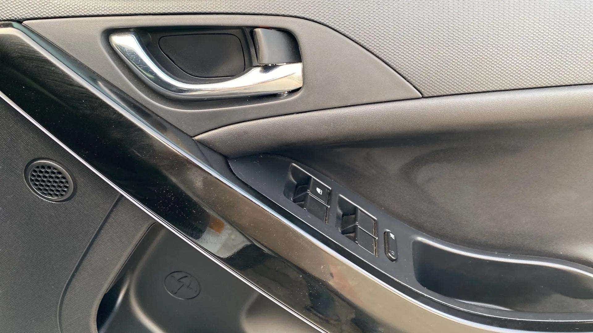 Interior door panel close-up of a Tata Nexon 2017-2023