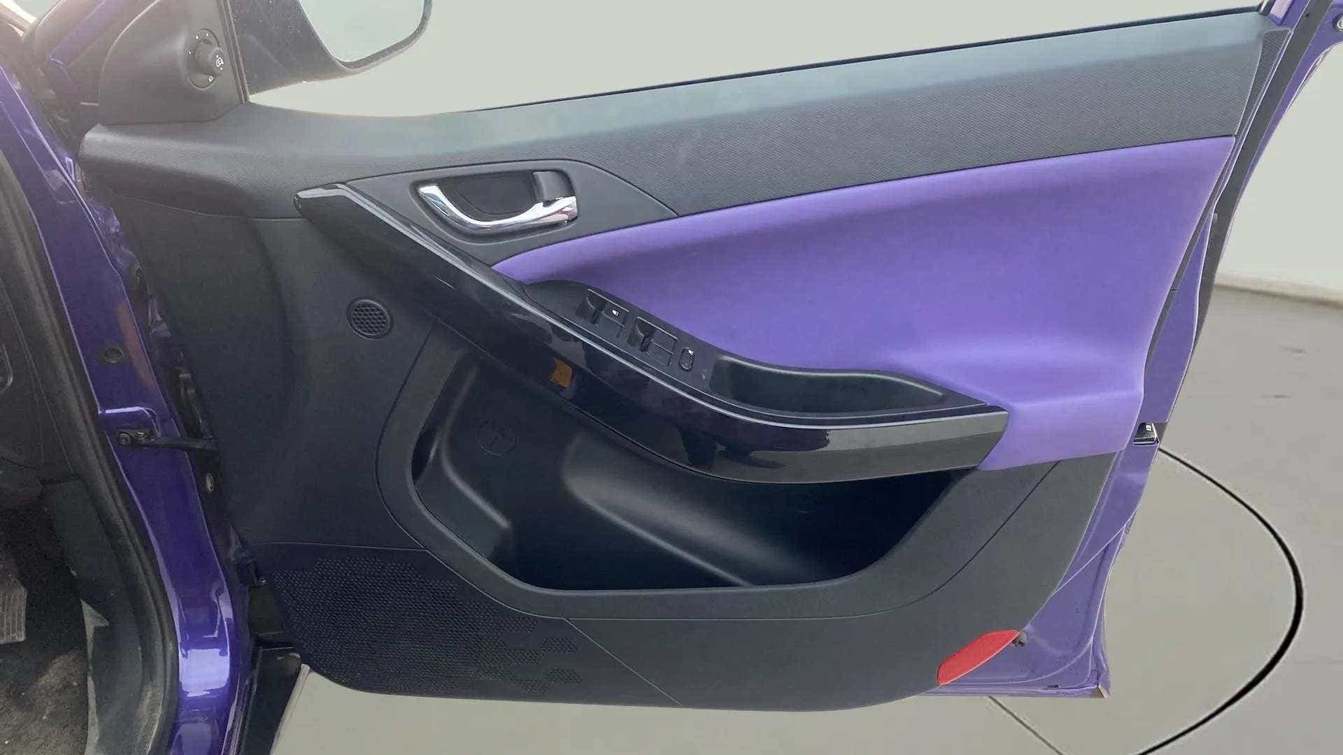 Driver side door panel of a Tata Nexon