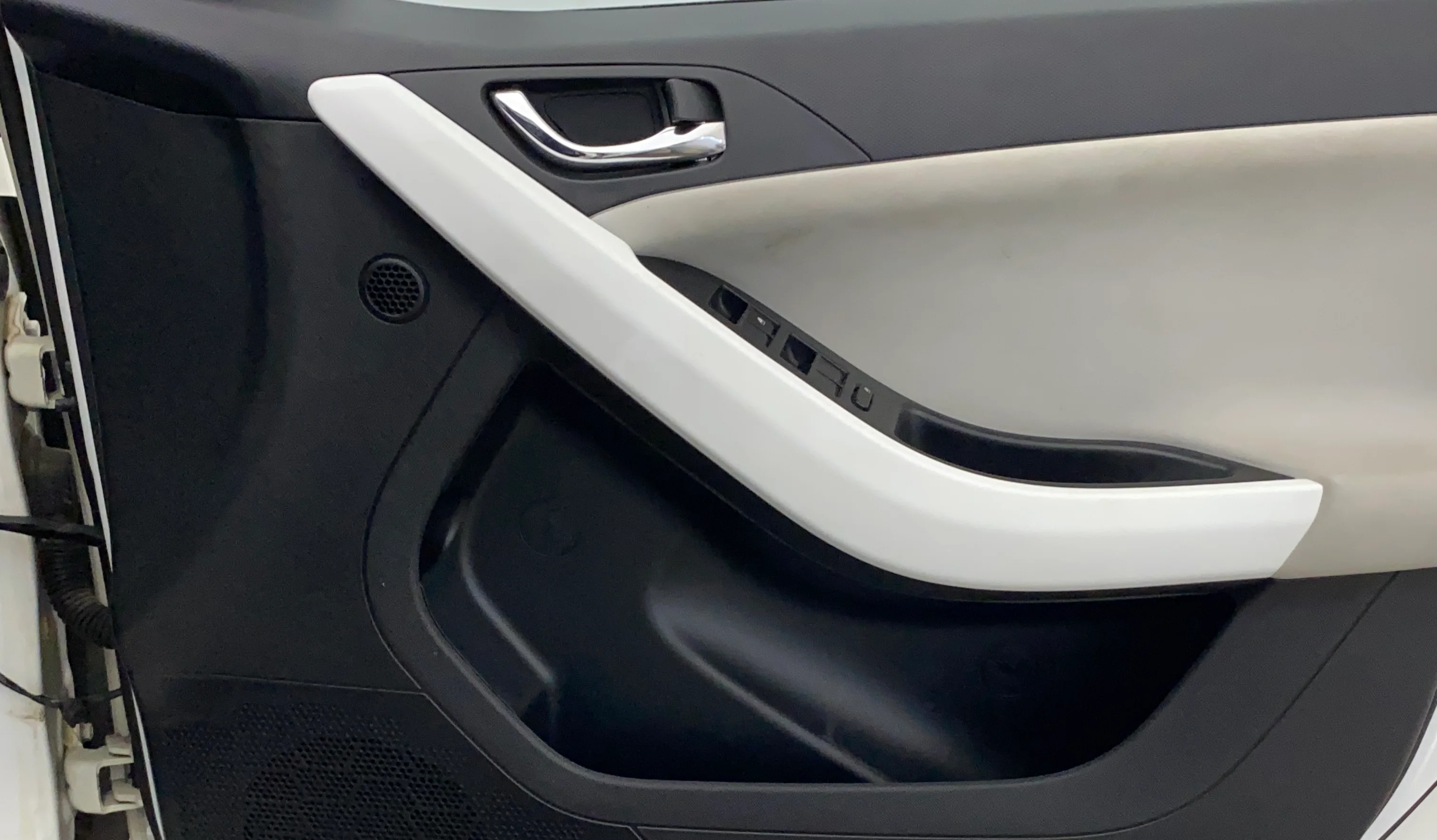 Interior door panel of a Tata Nexon