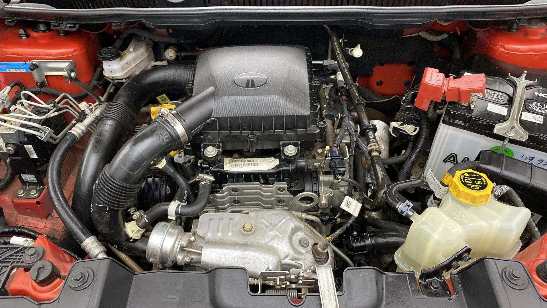 Engine bay of a Tata Nexon