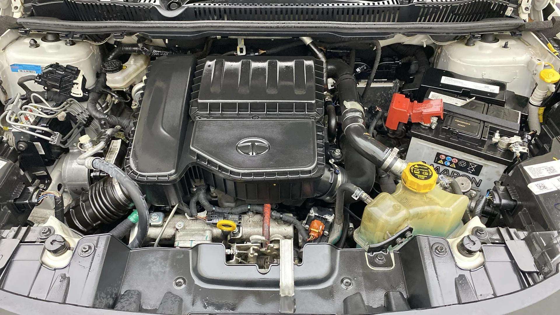 Engine bay view of a Tata Nexon 2017-2023