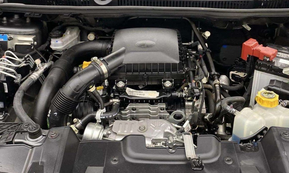 Engine bay of a Tata Nexon