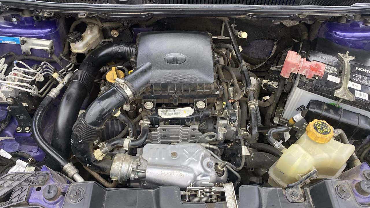 Engine bay of a Tata Nexon
