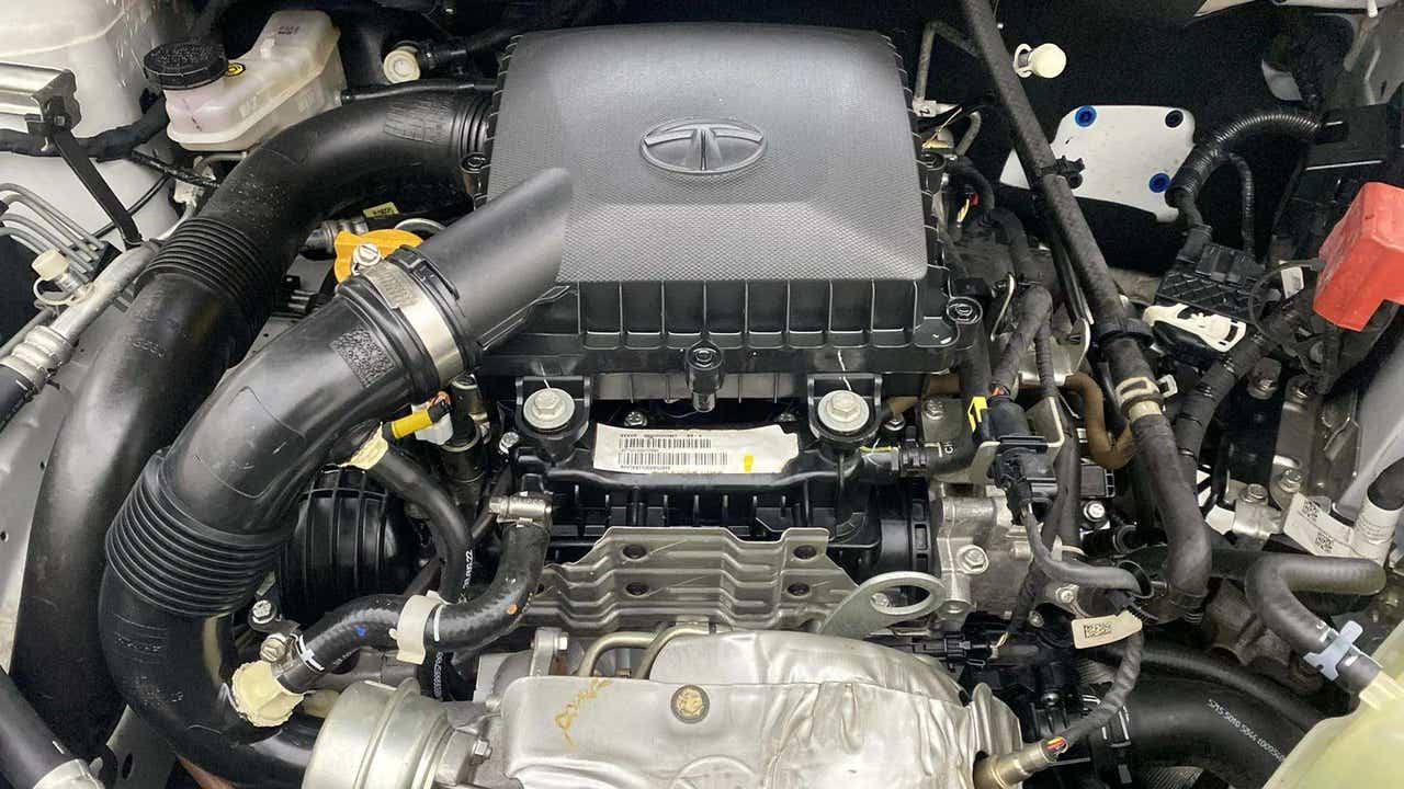 Engine view of a Tata Nexon 2017-2023