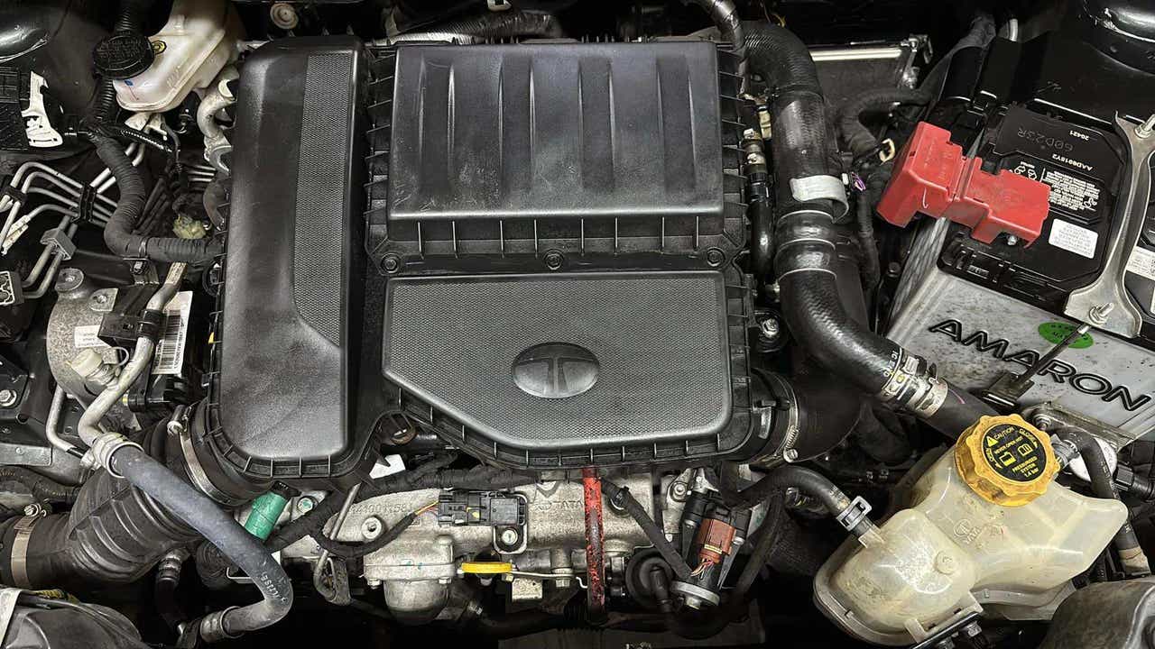 Engine bay of a Tata Nexon