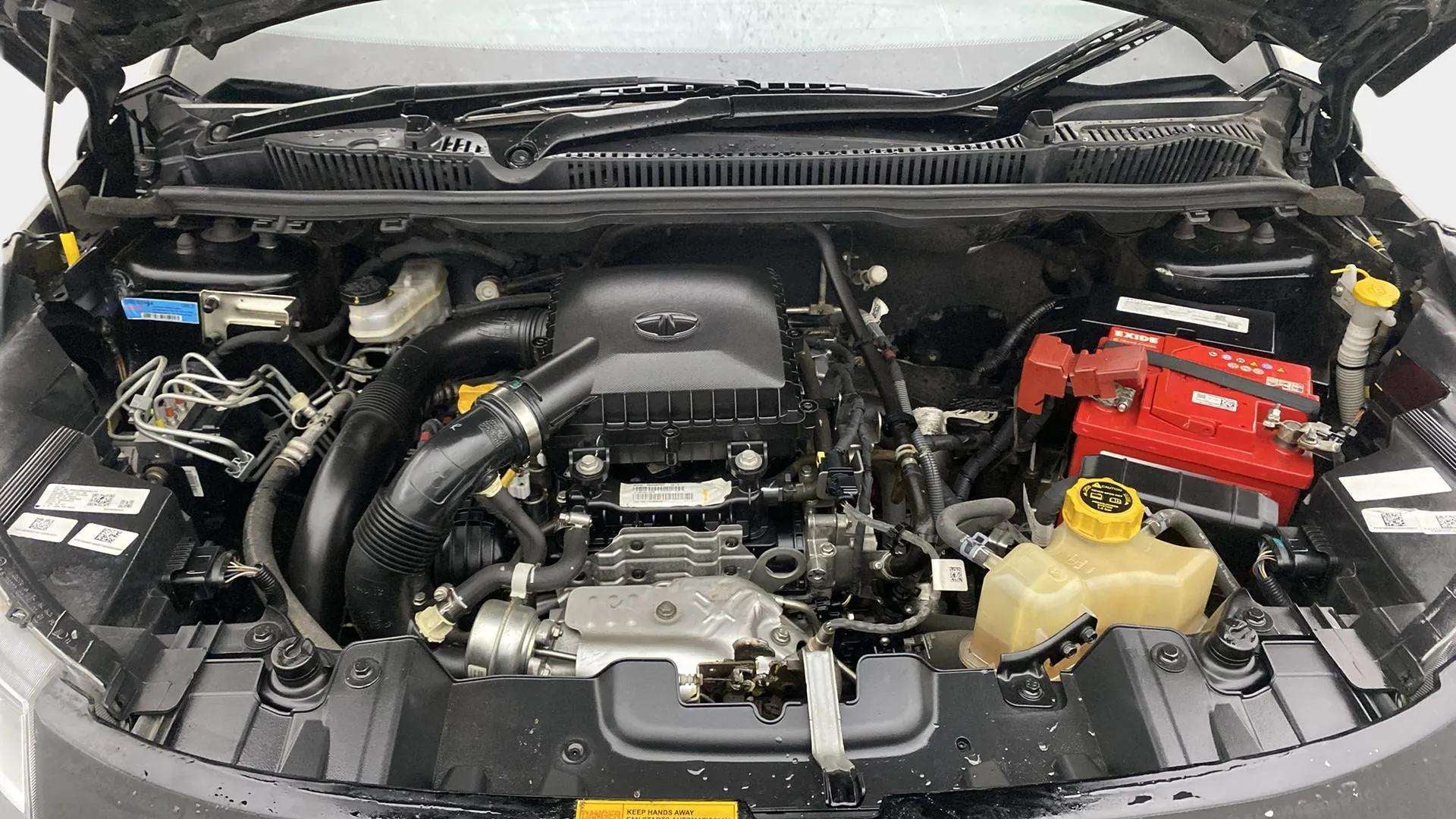 Engine bay of a Tata Nexon 2017-2023