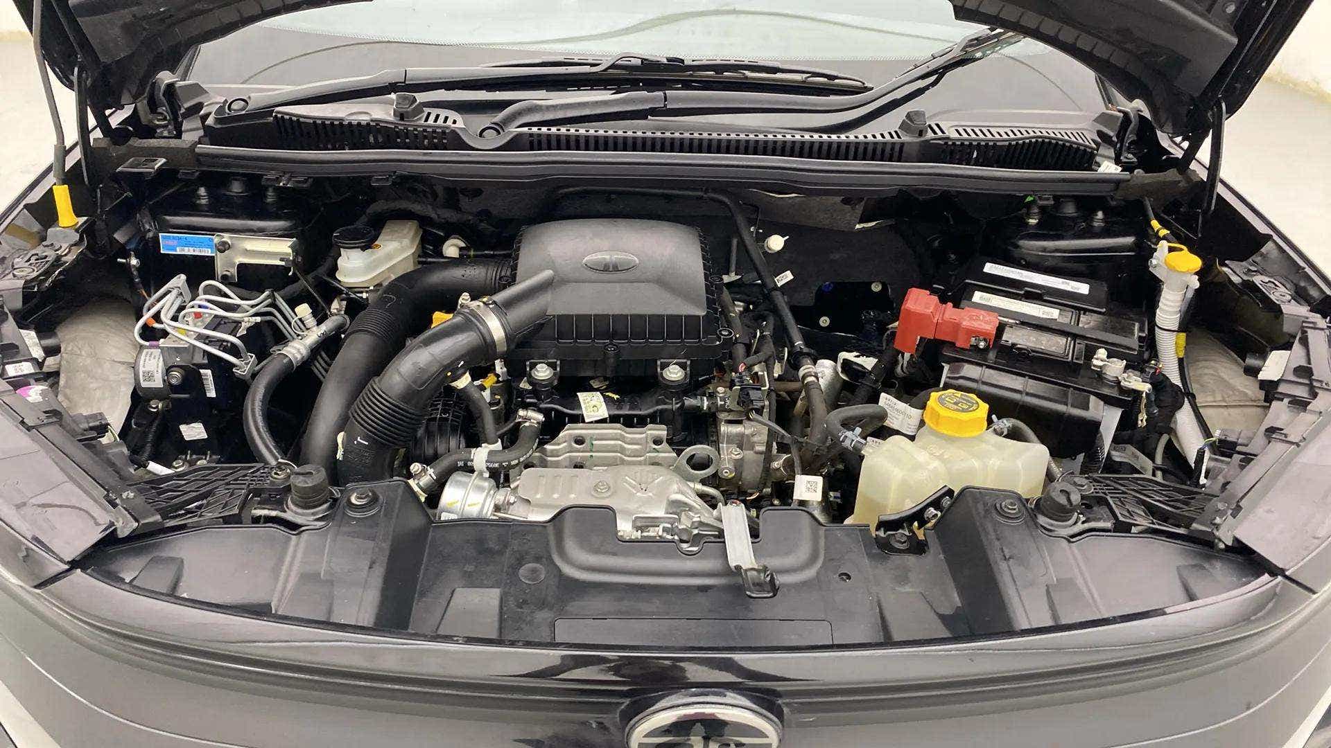 Engine bay of a Tata Nexon