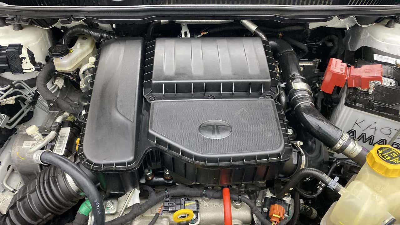 Engine bay of a Tata Nexon