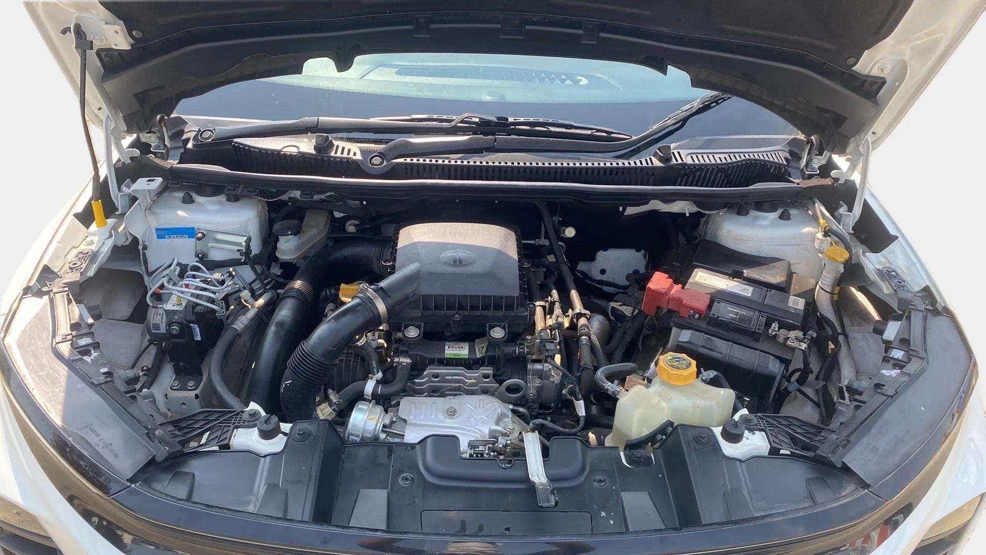 Engine bay of a Tata Nexon