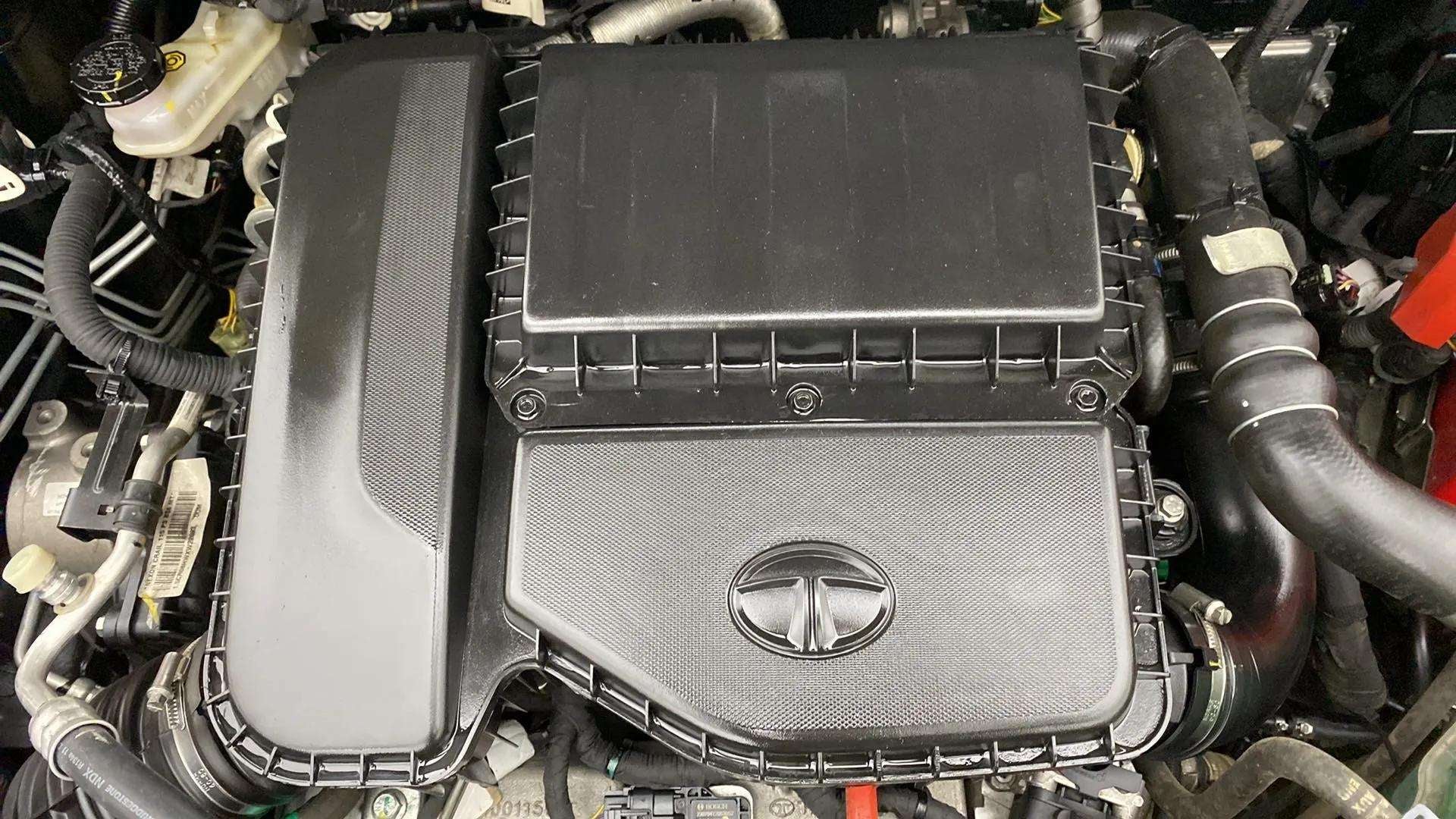 Engine bay view of a Tata Nexon 2017-2023