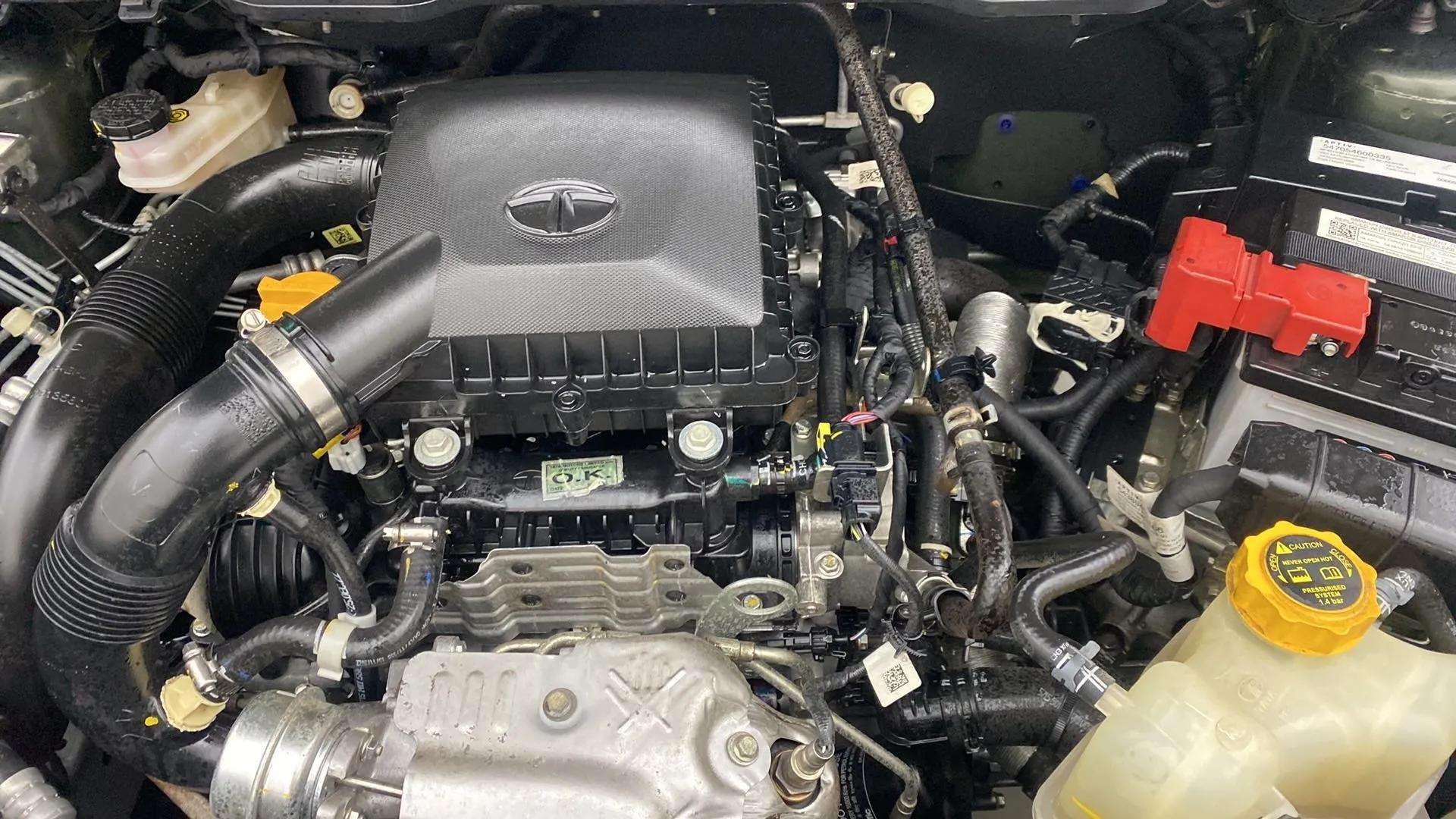 Engine bay of a Tata Nexon 2017-2023