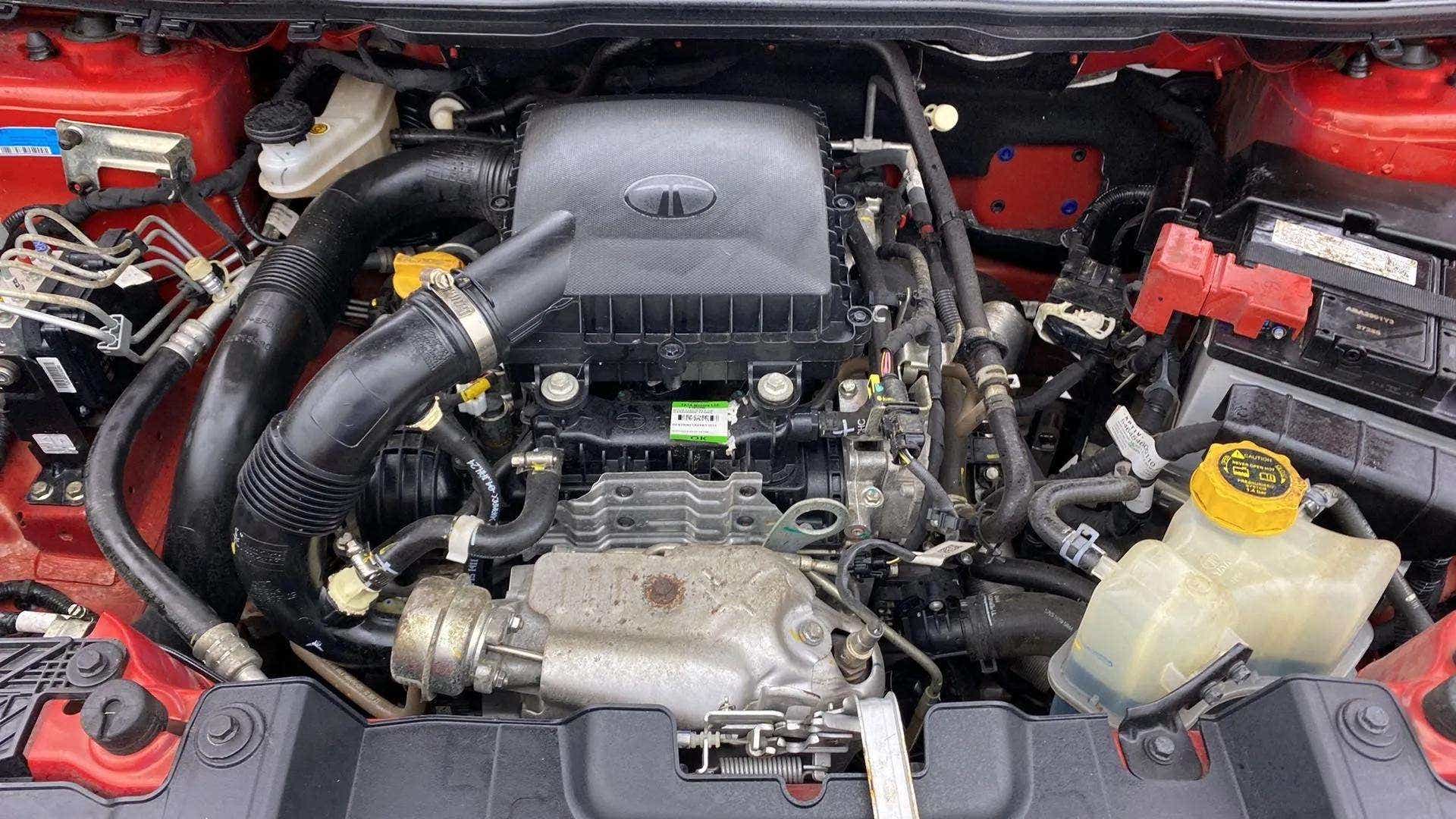 Engine bay of a Tata Nexon
