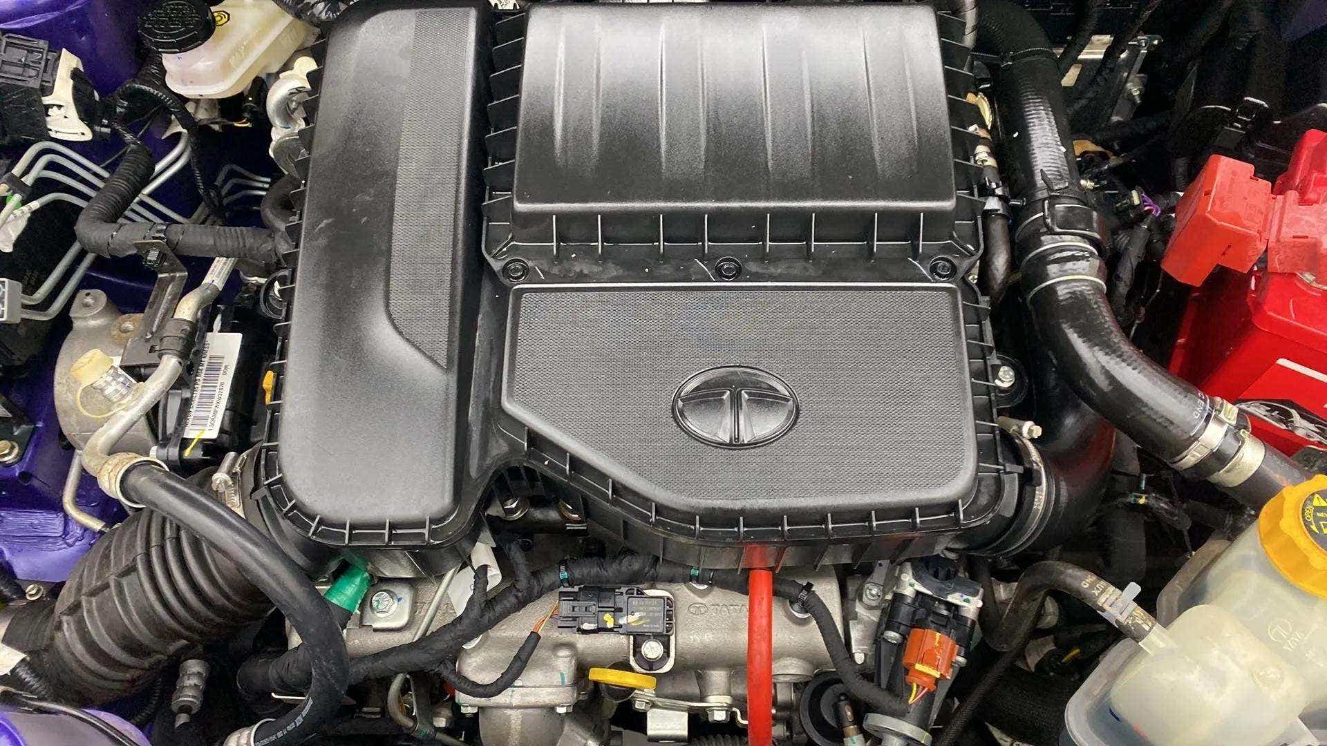 Engine bay of a Tata Nexon 2017-2023
