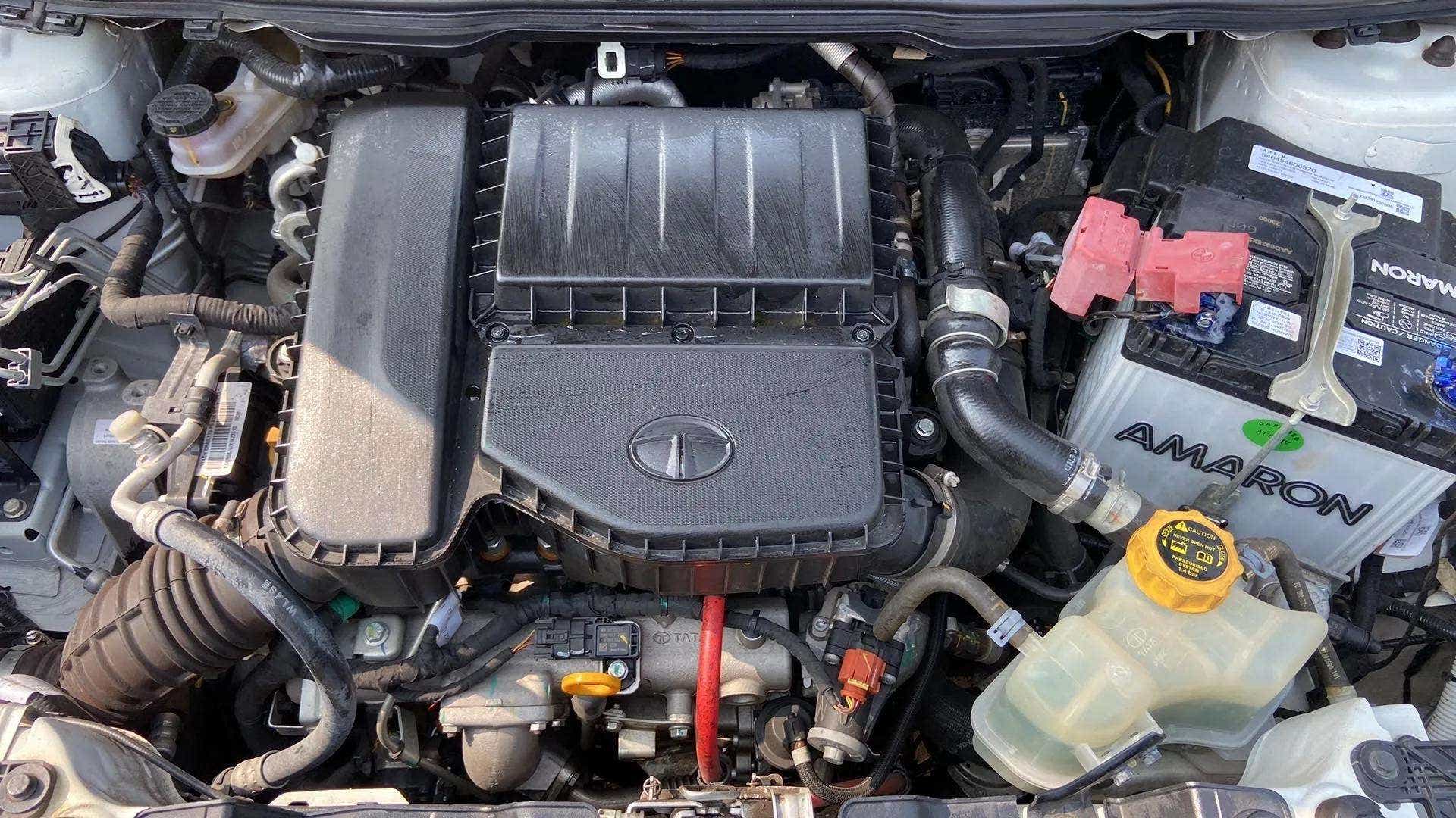 Engine bay of a Tata Nexon 2017-2023