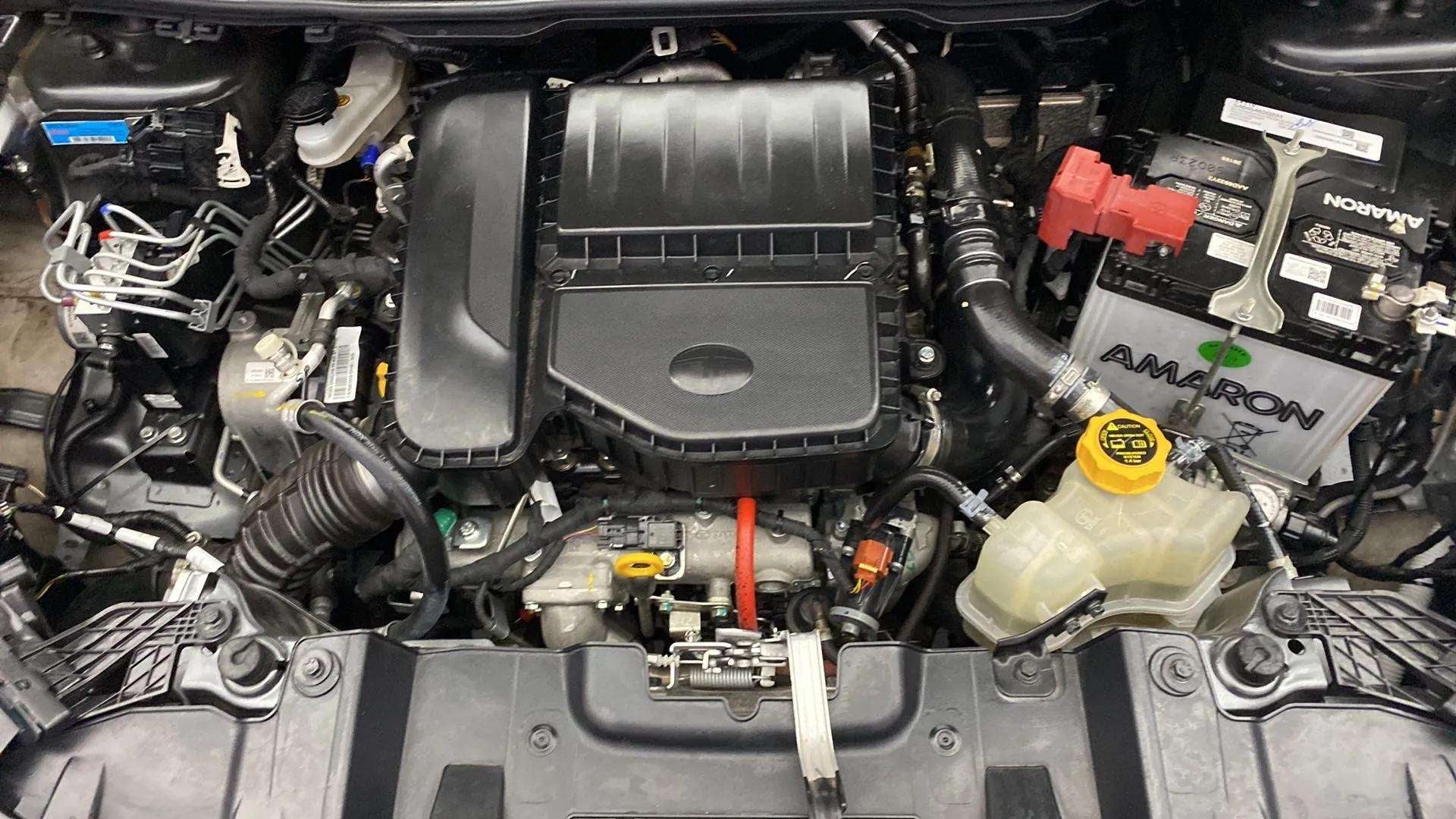 Engine bay of a Tata Nexon