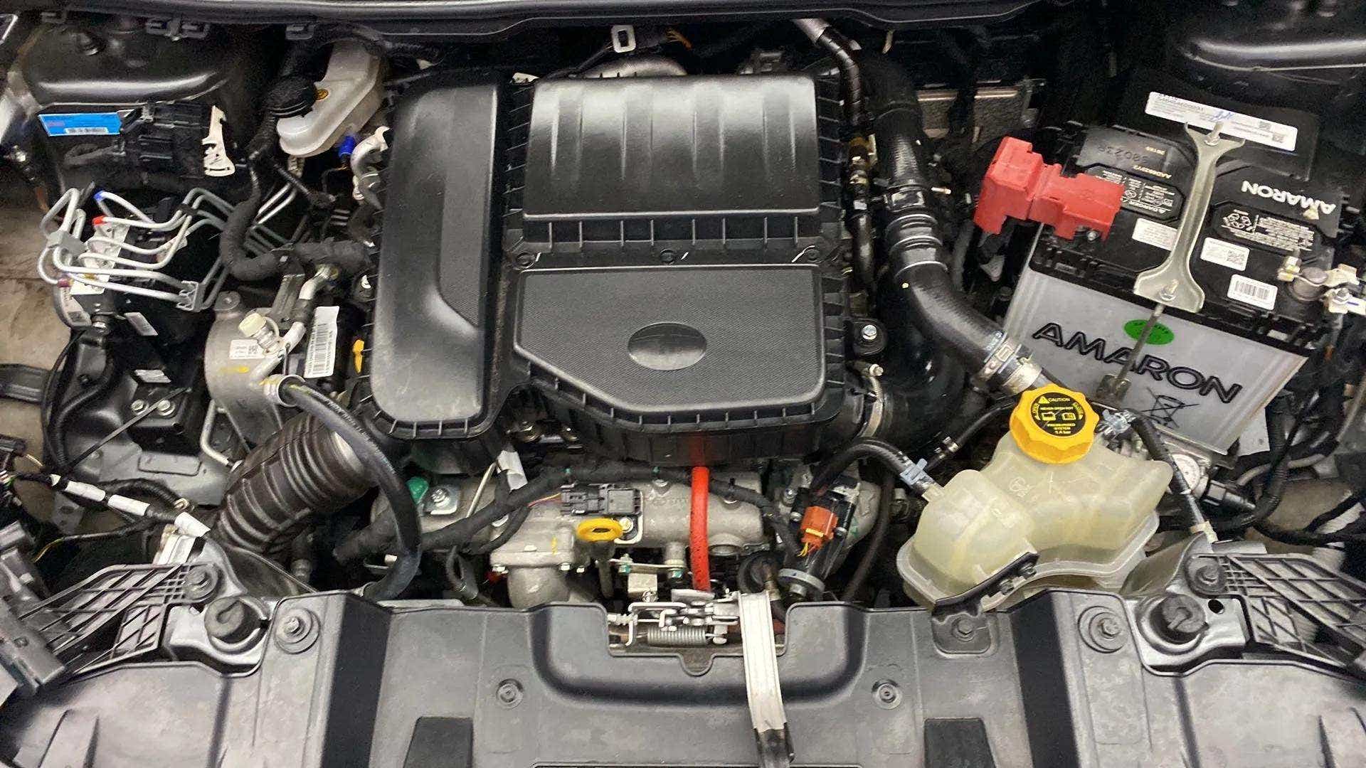 Engine bay of a Tata Nexon