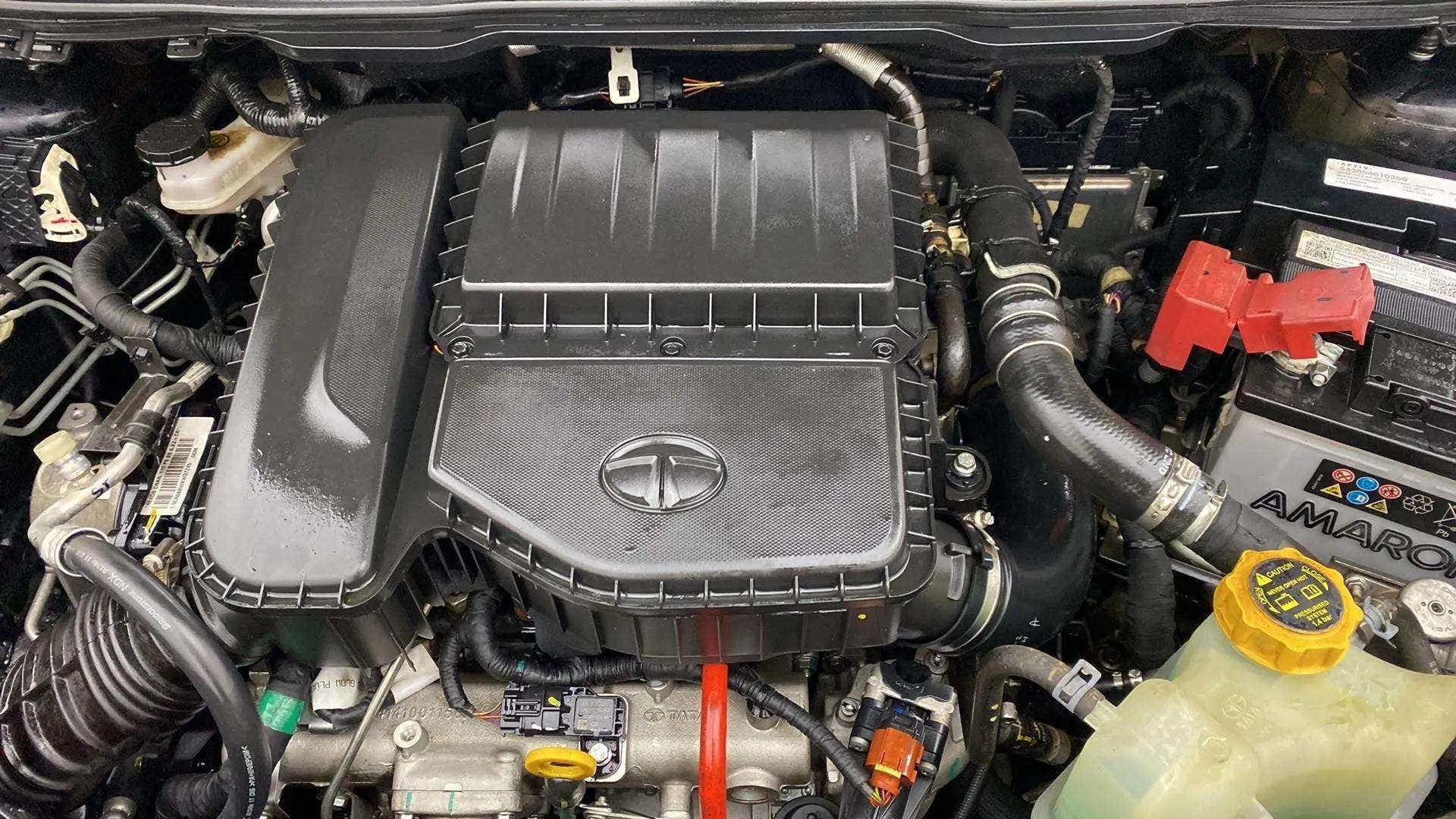 Engine bay view of a Tata Nexon 2017-2023