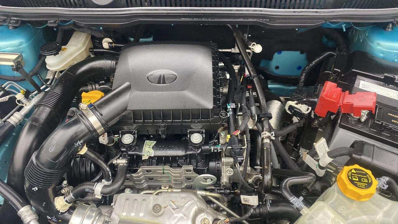 Engine bay of a Tata Nexon