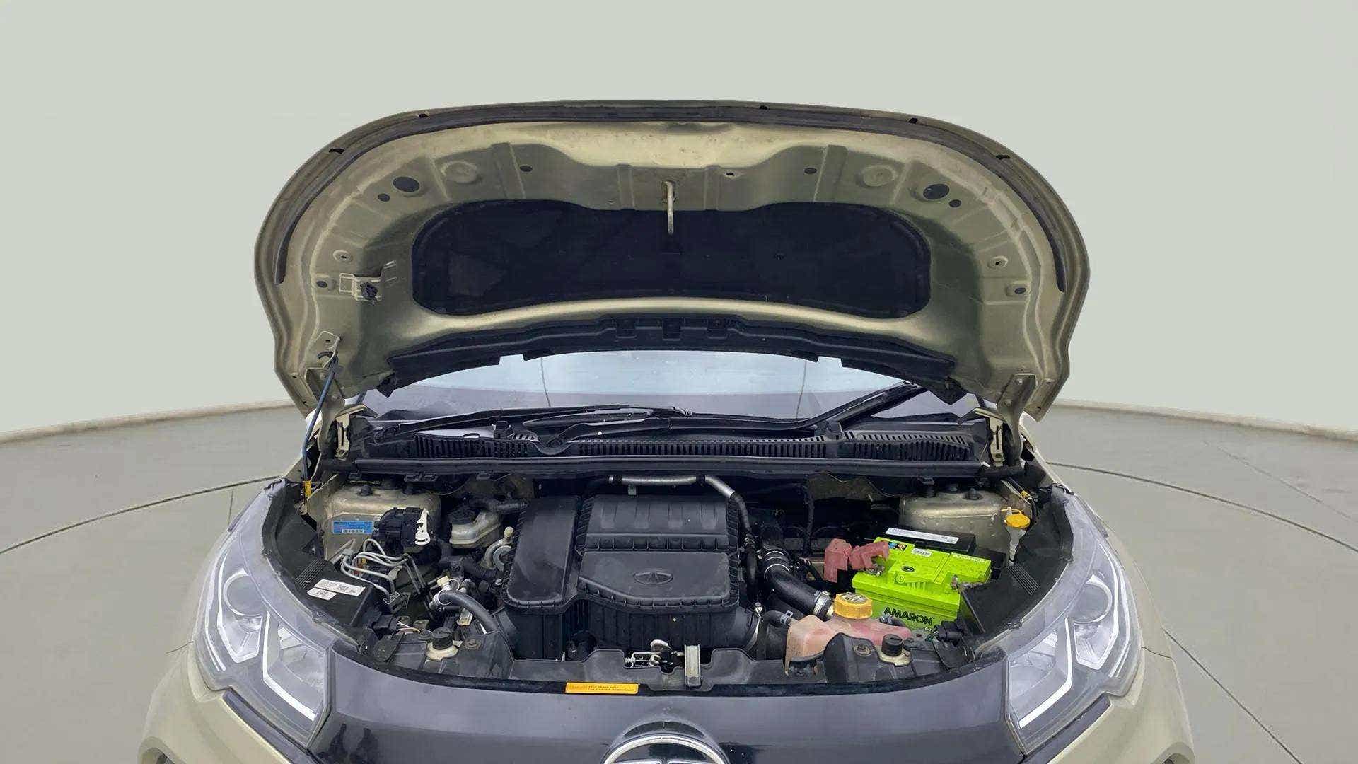Engine bay view of a Tata Nexon 2017-2023