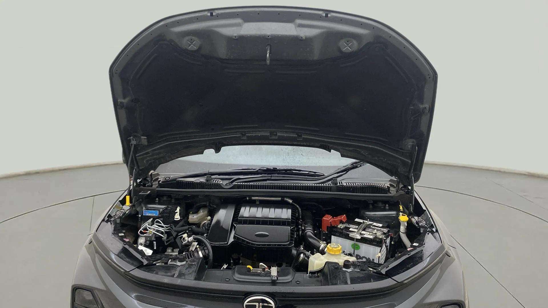 Engine bay view of a Tata Nexon
