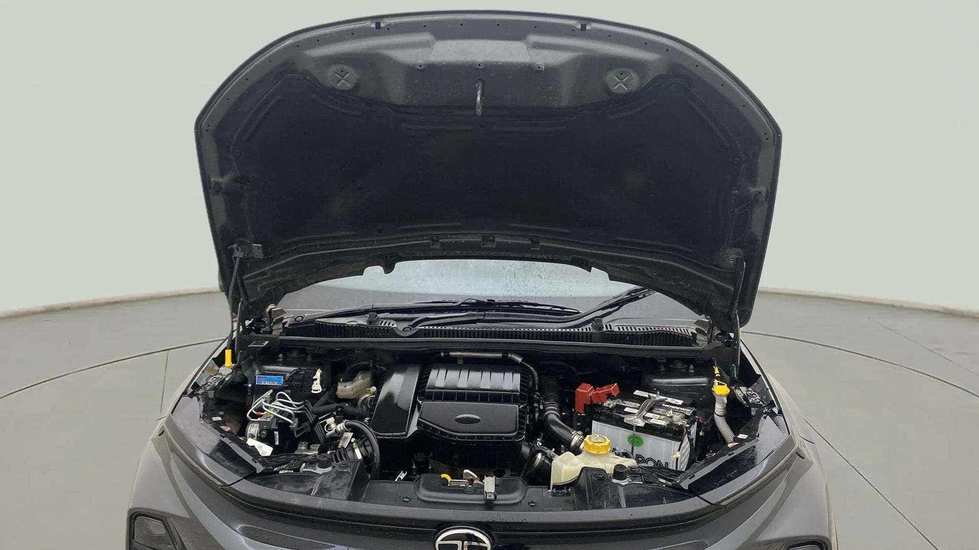 Engine bay view of a Tata Nexon