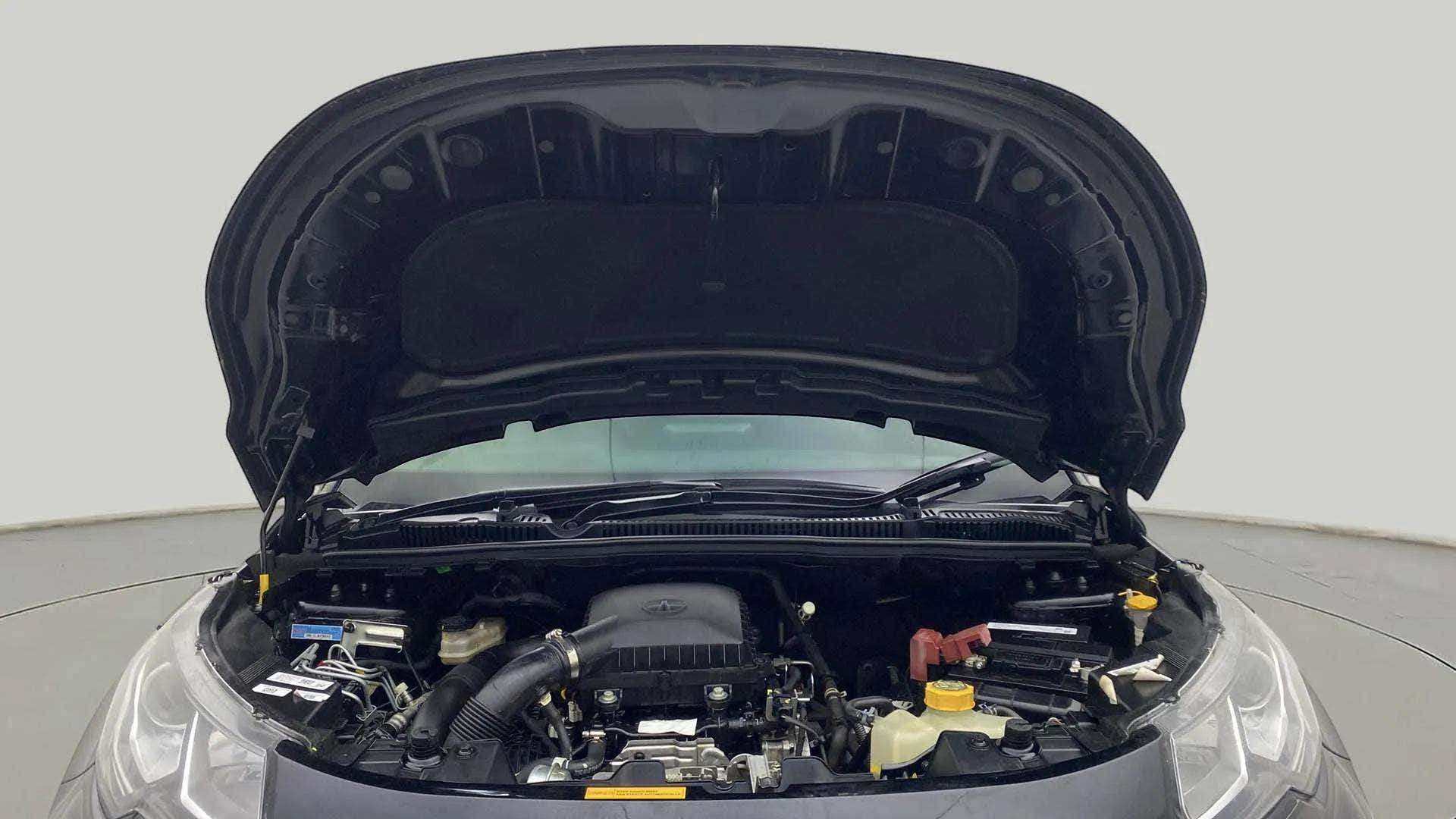 Engine bay view of a Tata Nexon 2017-2023