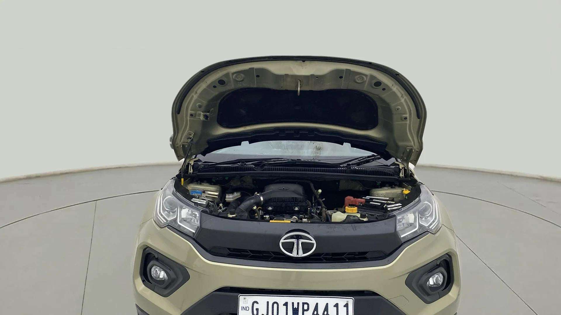 Engine bay view of a Tata Nexon 2017-2023