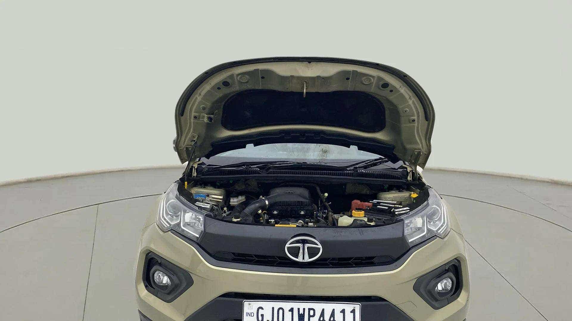Engine bay view of a Tata Nexon 2017-2023