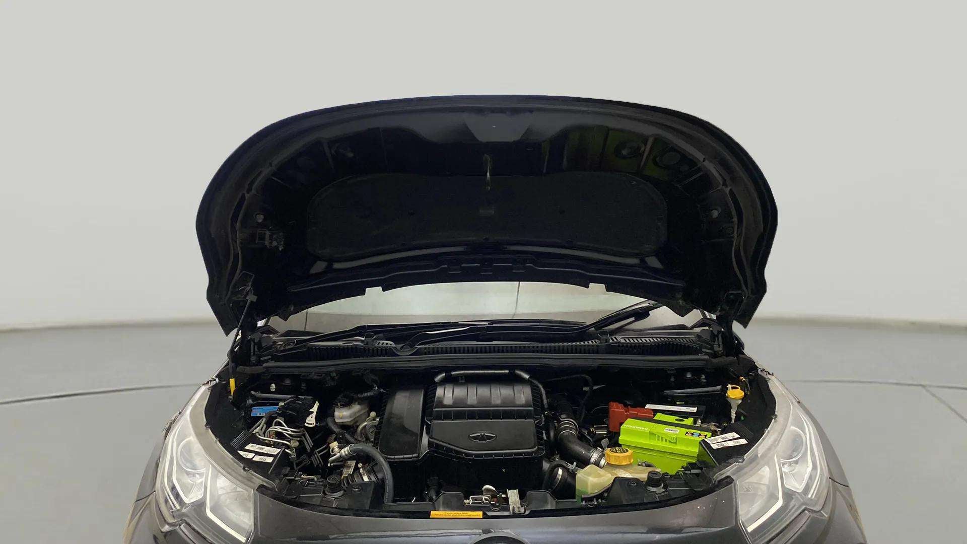 Engine bay view of a Tata Nexon 2017-2023