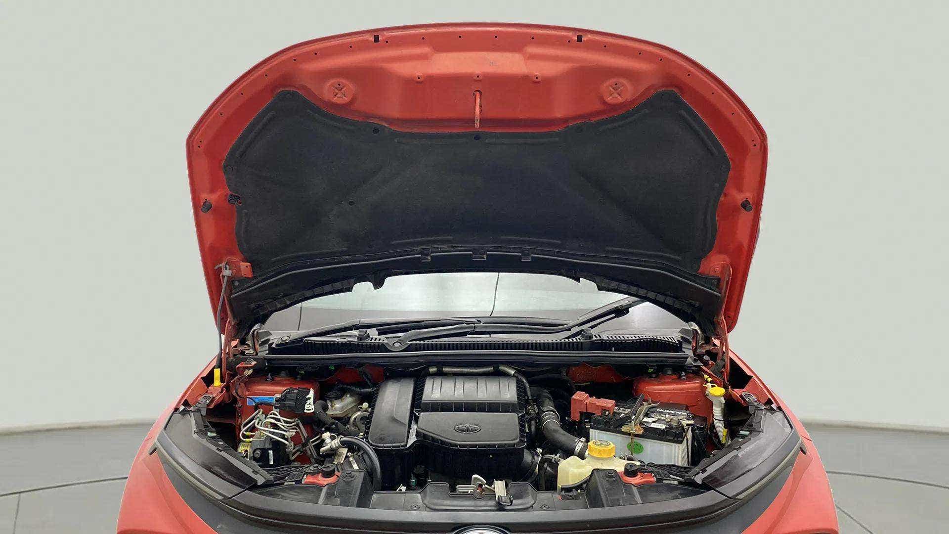 Engine bay view of a Tata Nexon 2017-2023