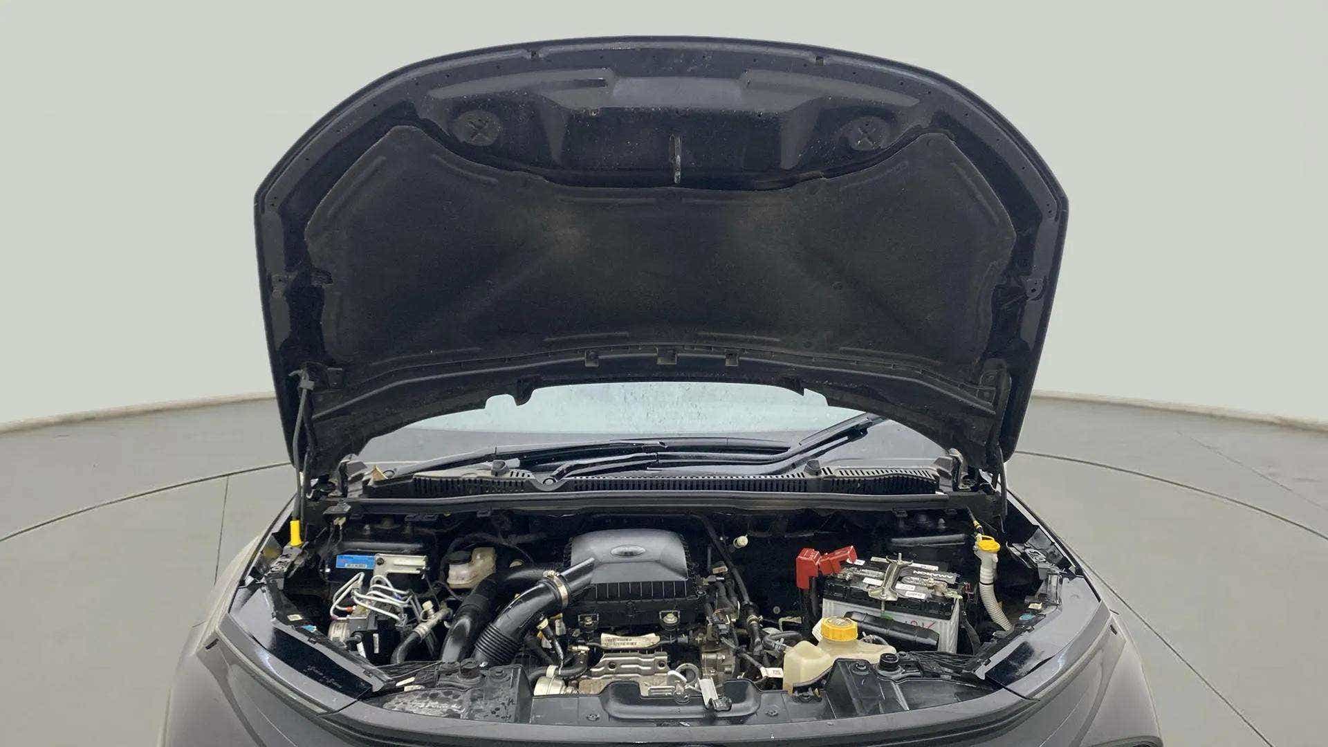 Engine bay view of a Tata Nexon