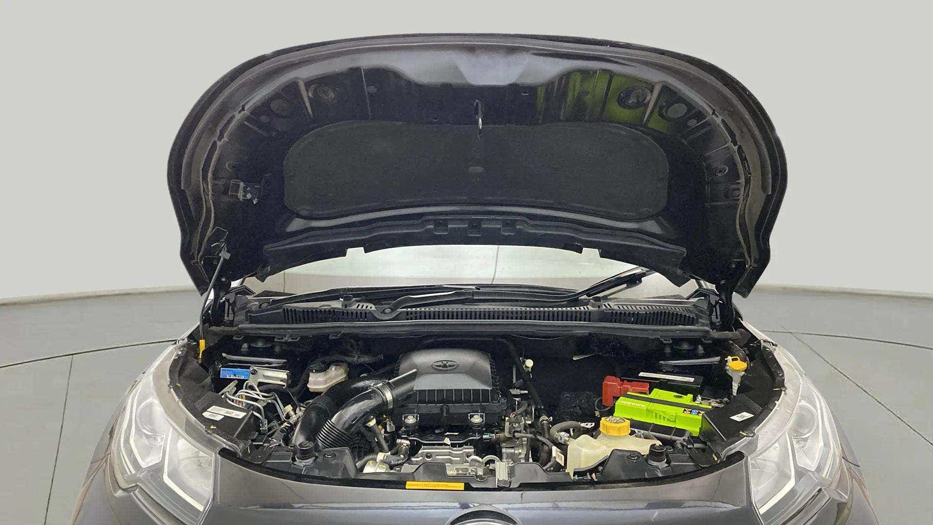 Engine bay view of a Tata Nexon 2017-2023