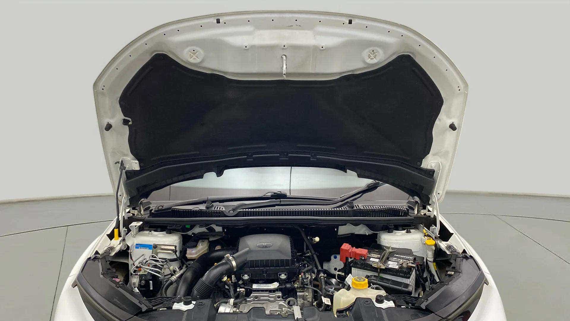 Engine bay view of a Tata Nexon