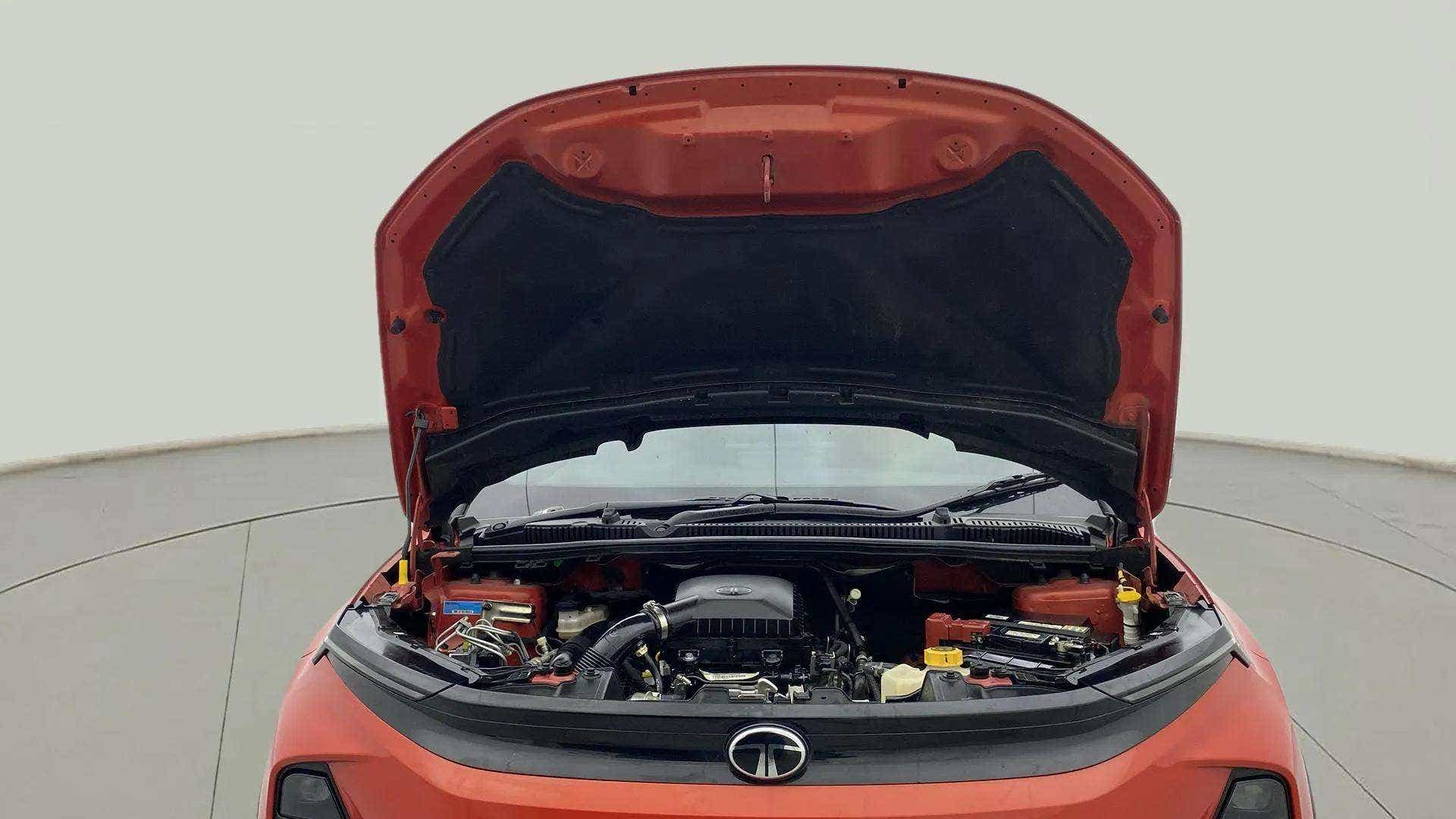 Engine bay view of a Tata Nexon