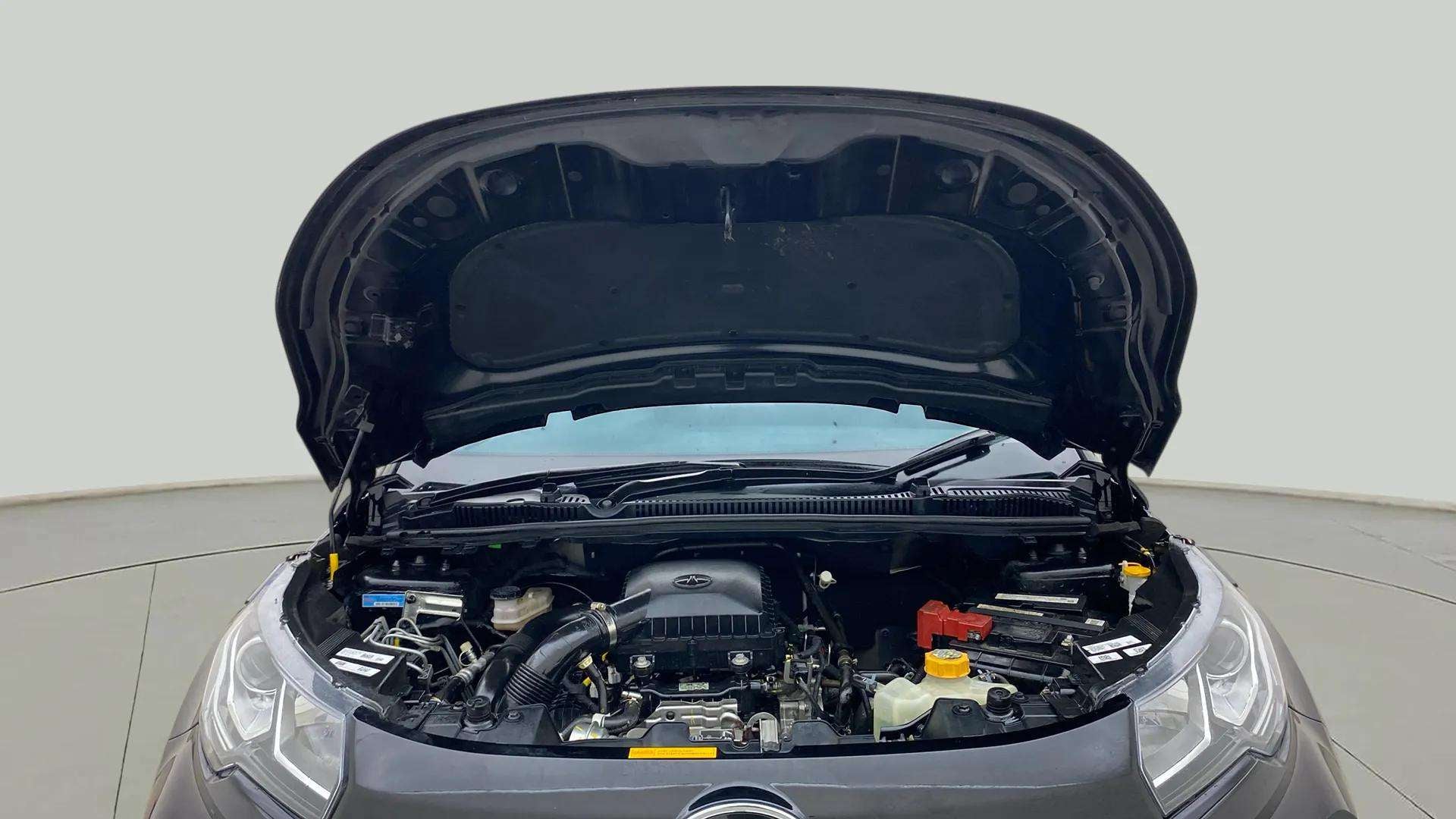 Engine bay view of a Tata Nexon 2017-2023