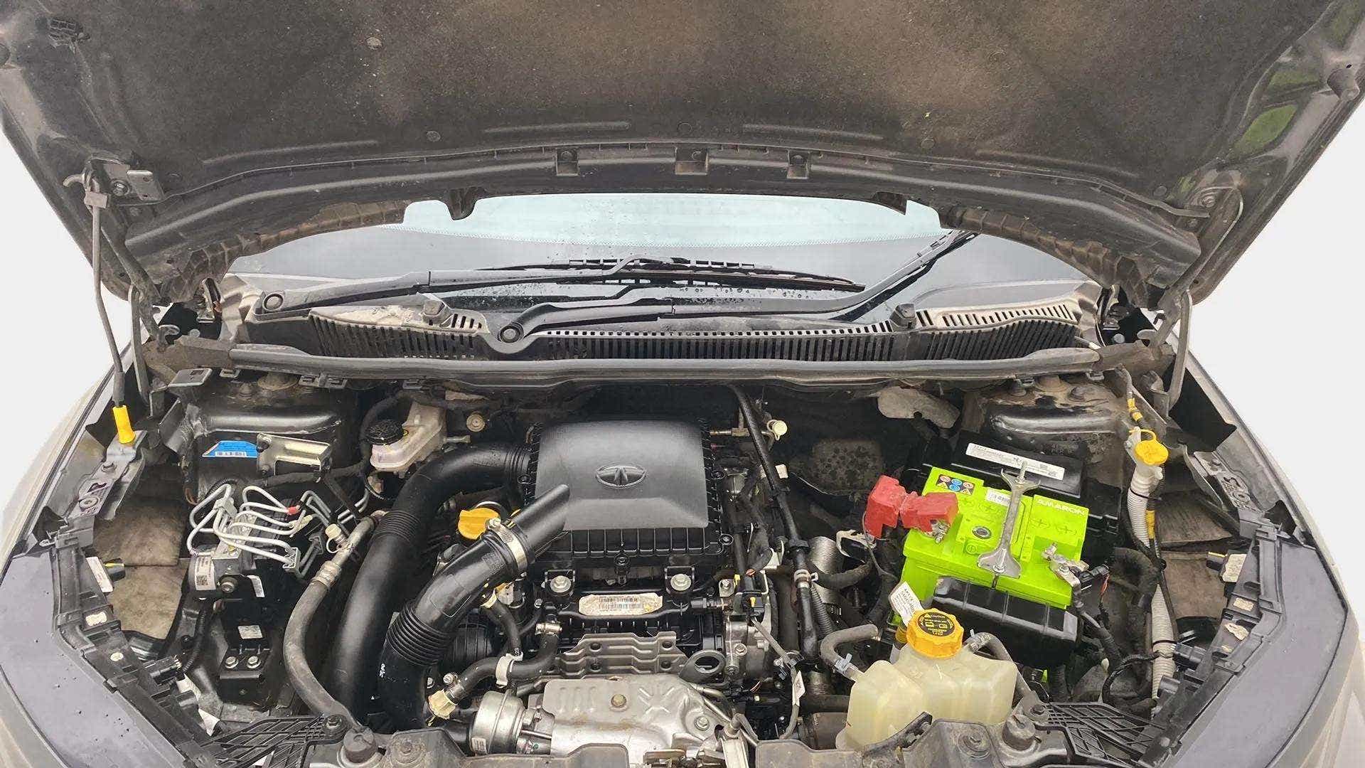 Engine bay view of a Tata Nexon 2017-2023