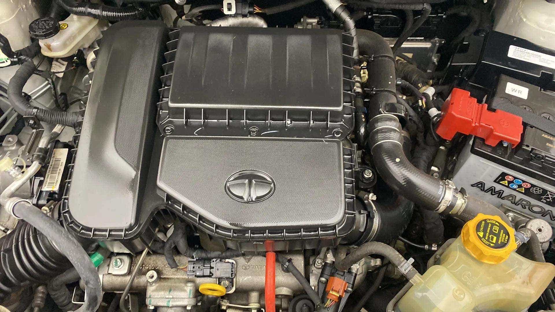 Engine bay view of a Tata Nexon 2017-2023