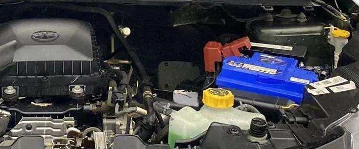 Engine bay of a Tata Nexon 2017-2023