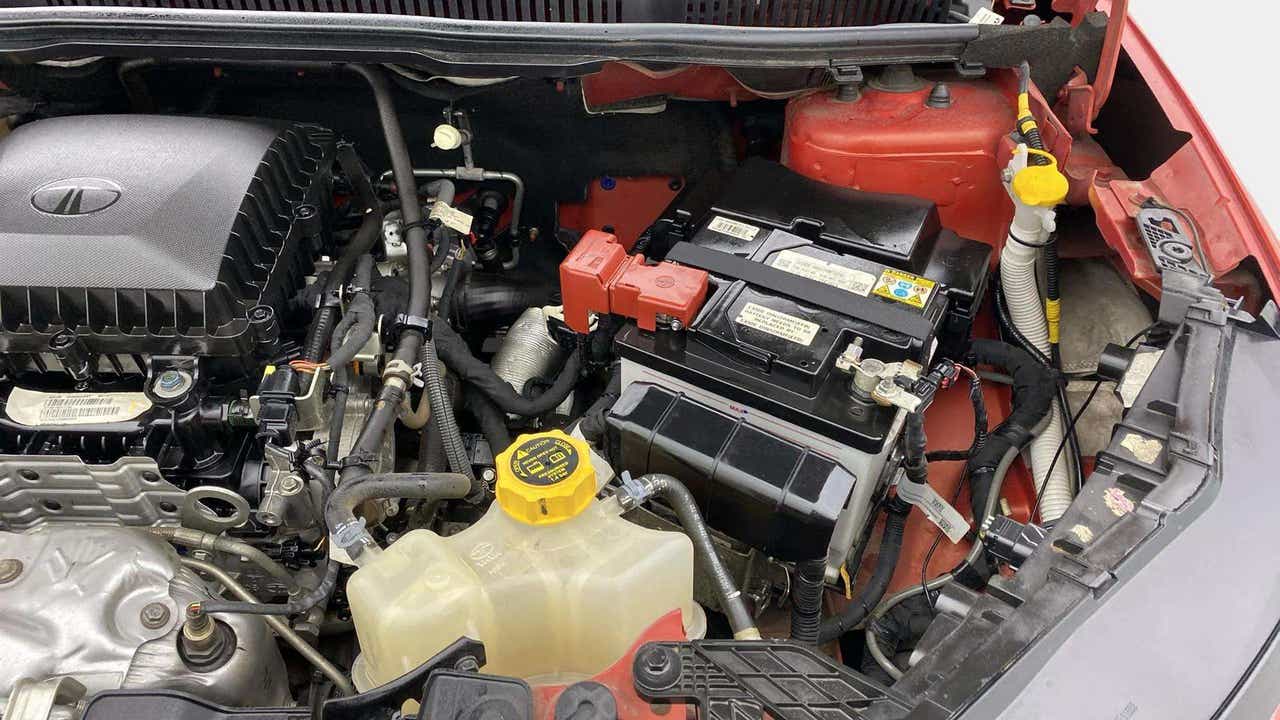 Engine bay of a Tata Nexon