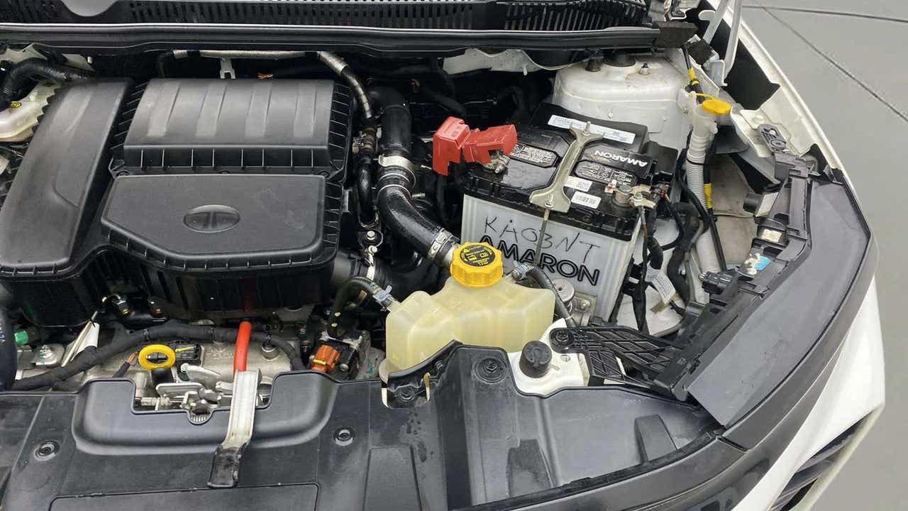Engine bay of a Tata Nexon